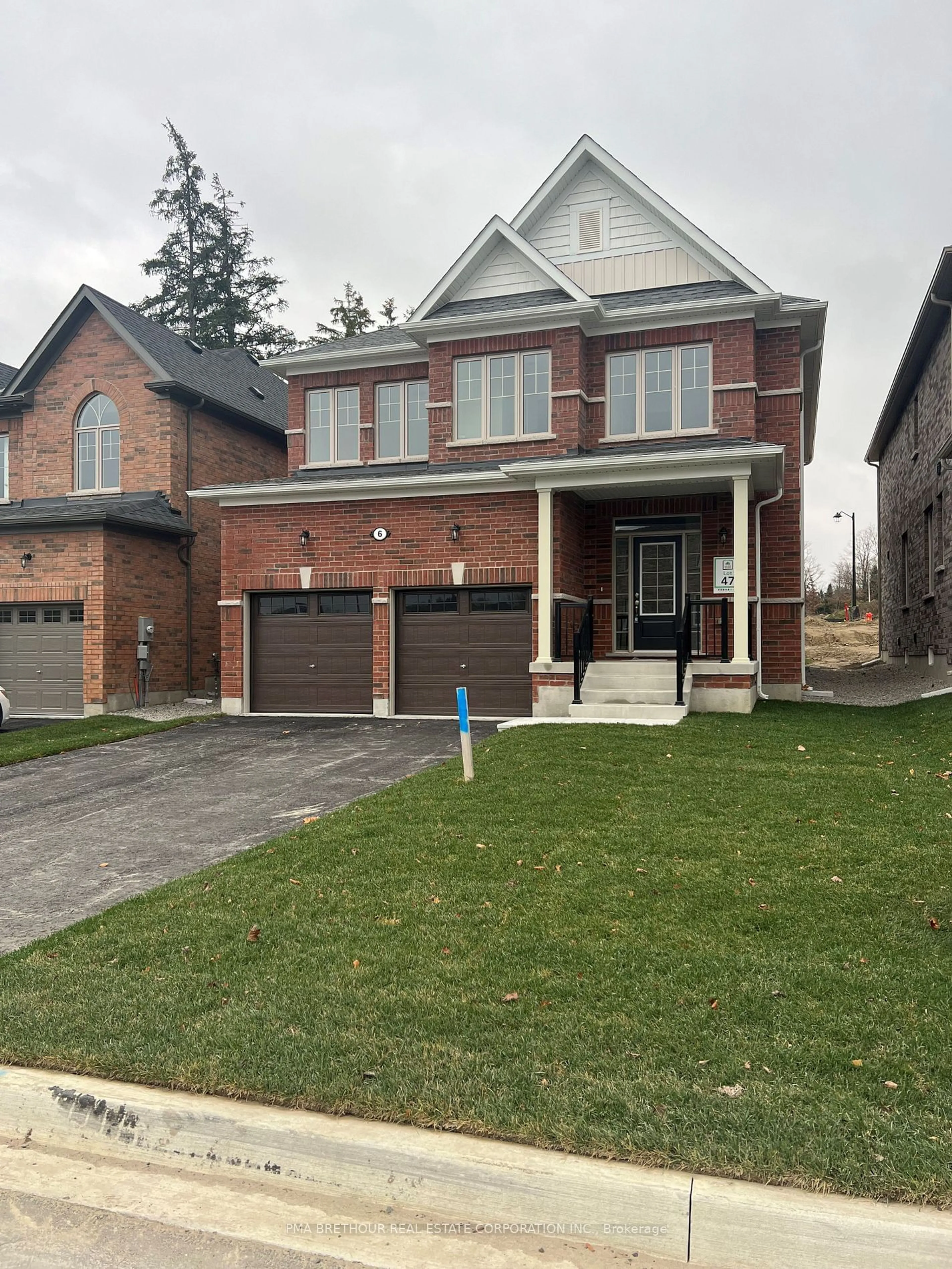 Home with brick exterior material, street for 6 Forestlane Way, Scugog Ontario L9L 0B2