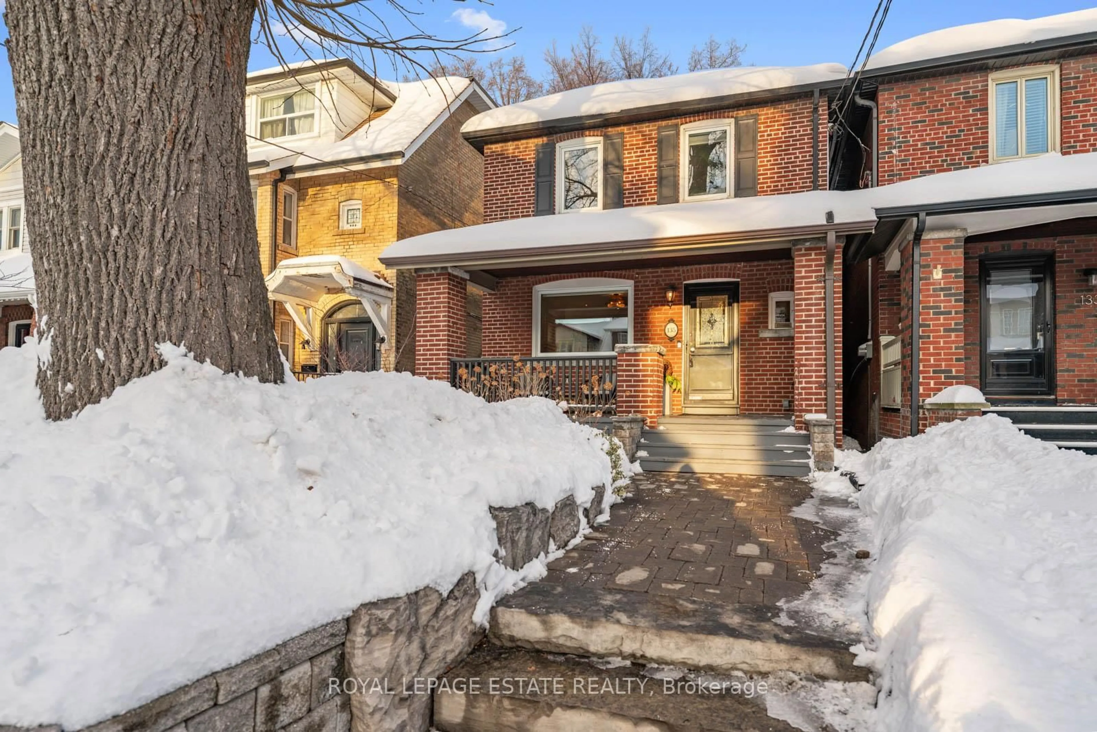 Home with brick exterior material, street for 135 Bingham Ave, Toronto Ontario M4E 3R2