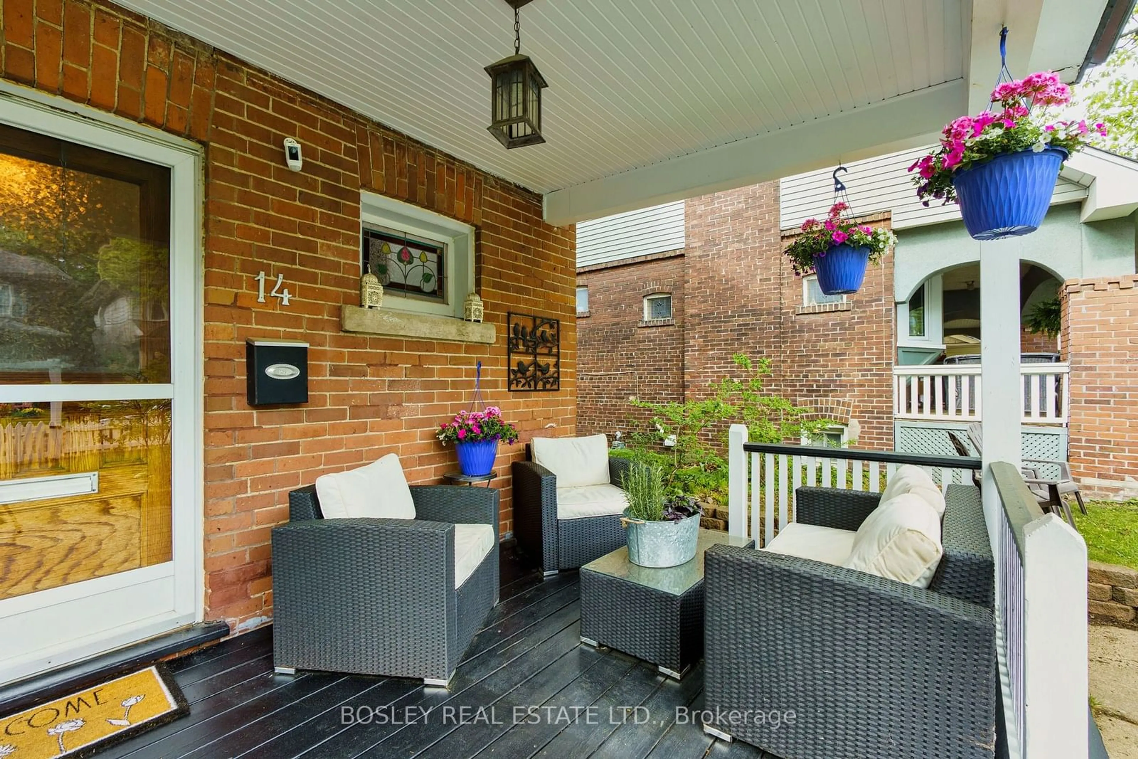 Patio, street for 14 Swanwick Ave, Toronto Ontario M4E 1Z1