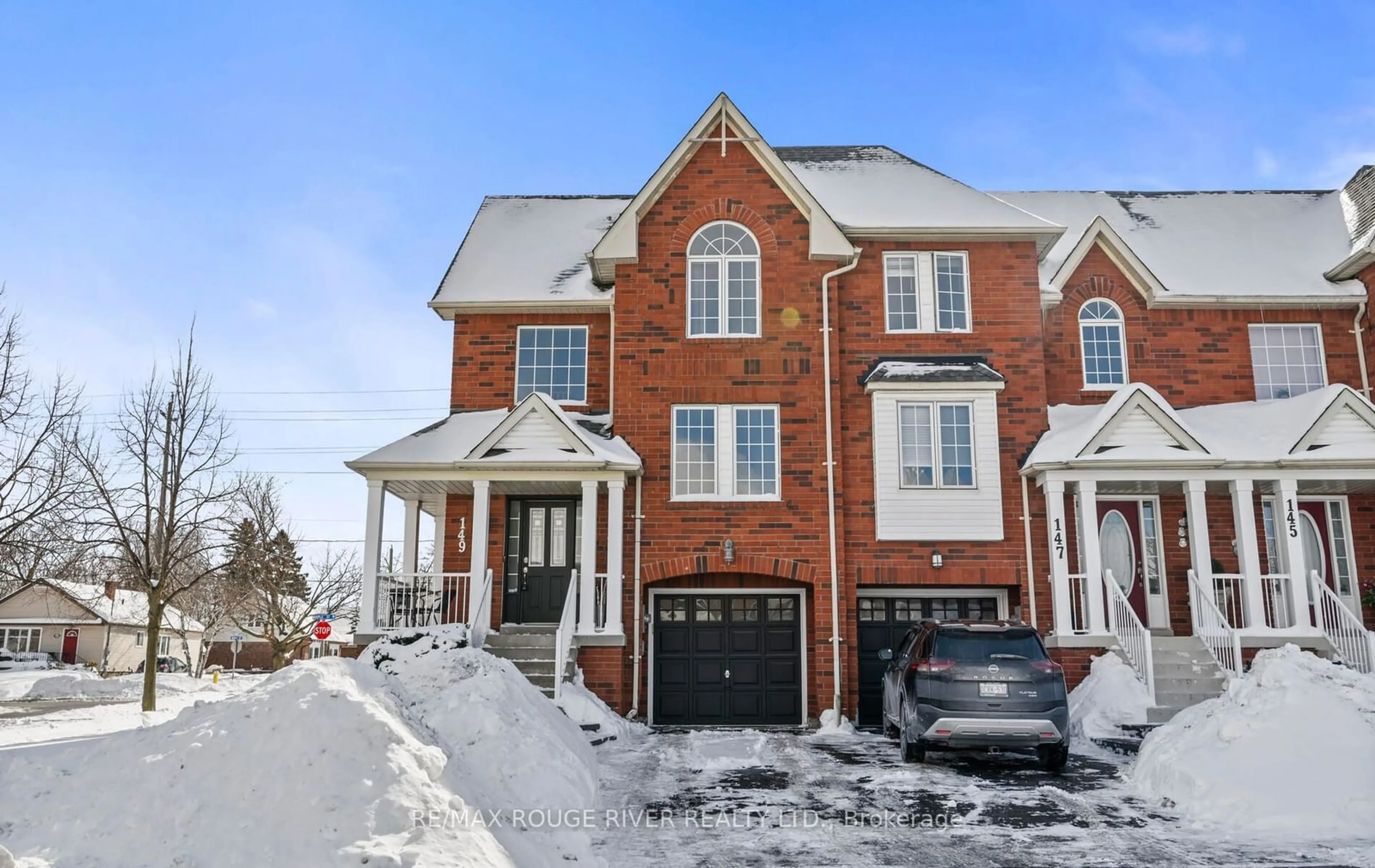 Home with brick exterior material, street for 149 Stokely Cres, Whitby Ontario L1N 9S9