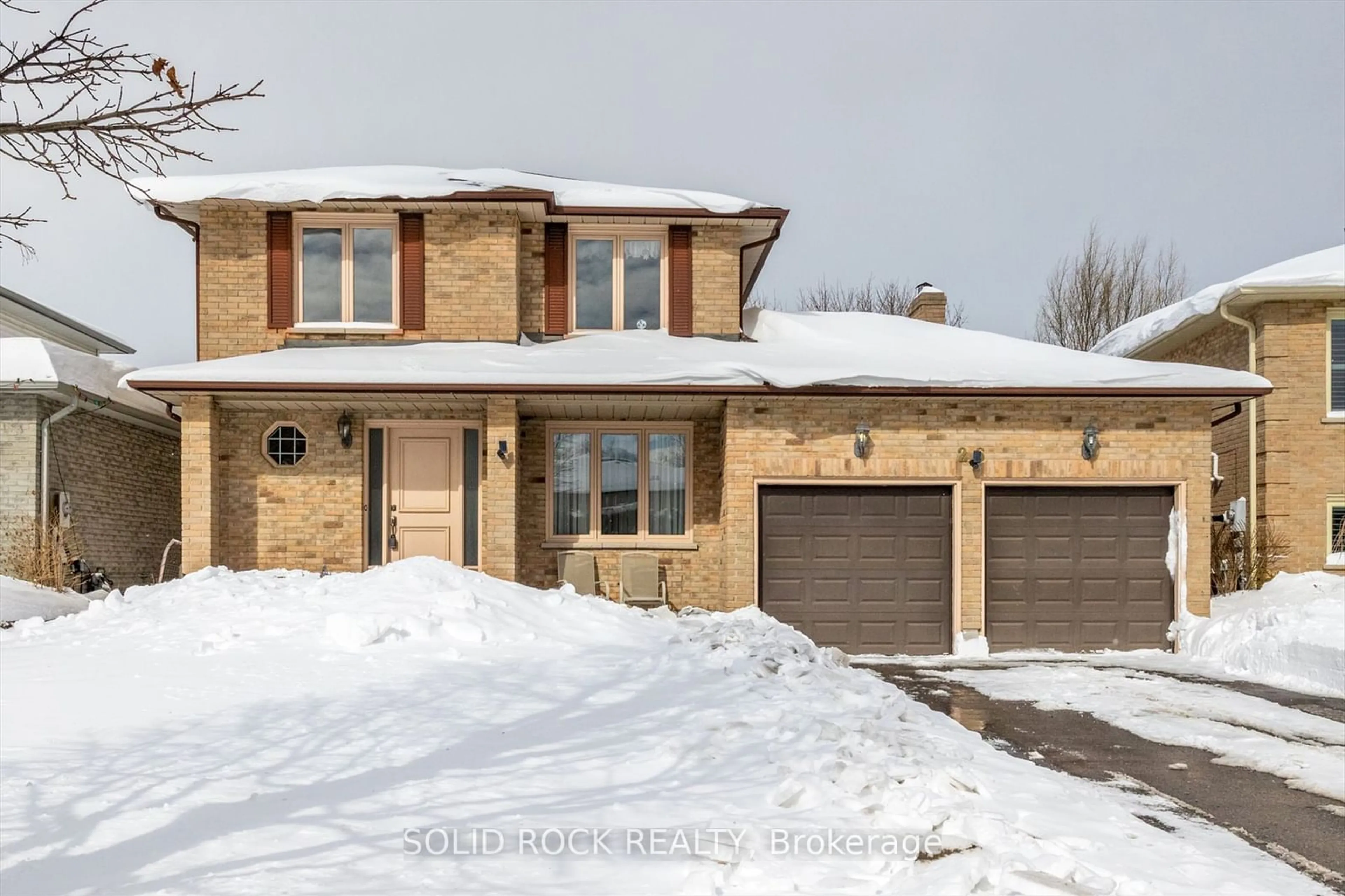 Home with brick exterior material, street for 26 McLellan Dr, Clarington Ontario L1E 1Z8