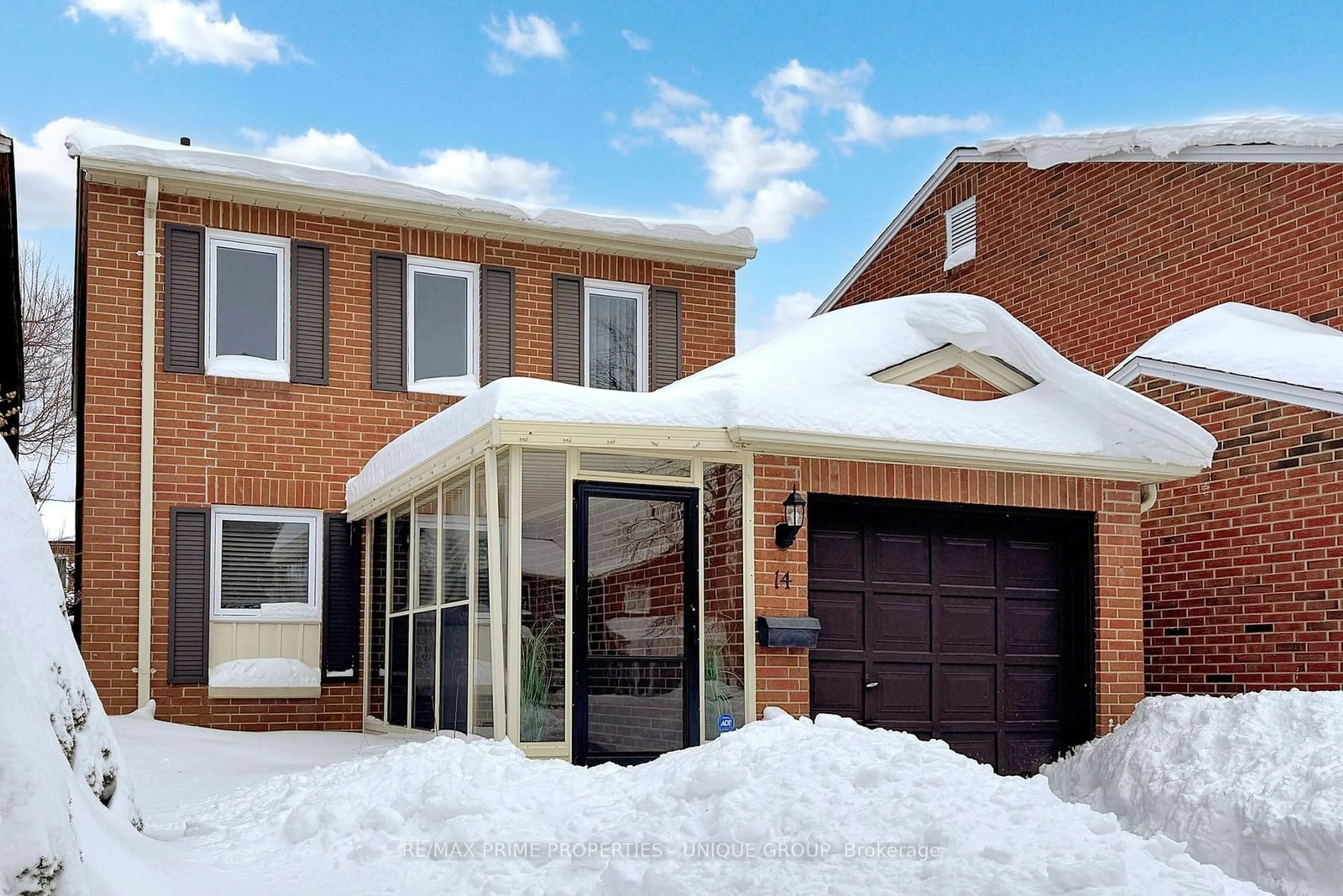 Home with brick exterior material, street for 14 Mossbrook Cres, Toronto Ontario M1W 2W9