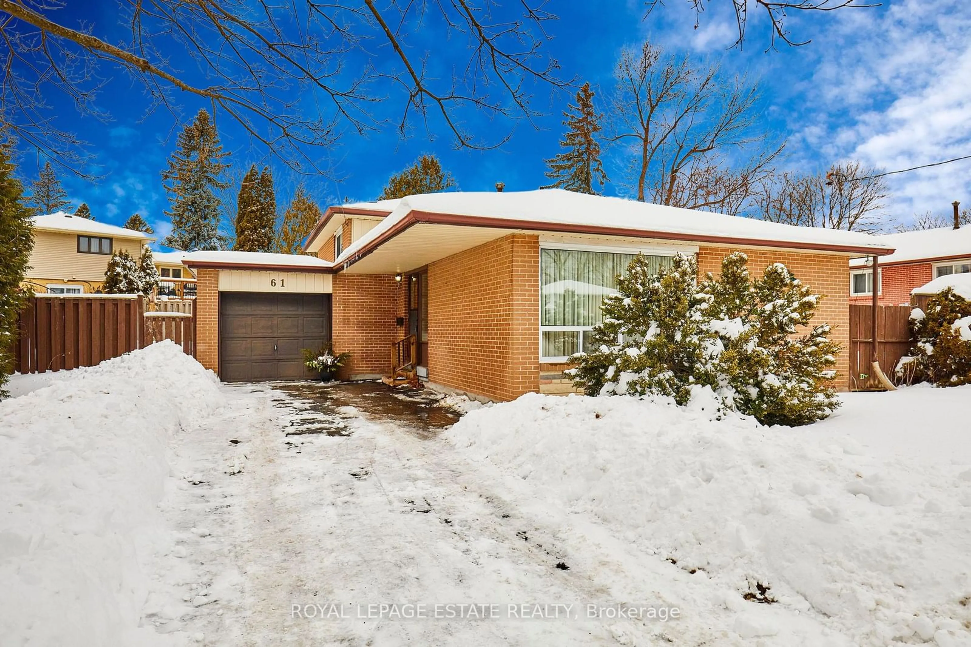 Home with brick exterior material, street for 61 Ravine Park Cres, Toronto Ontario M1C 2M5