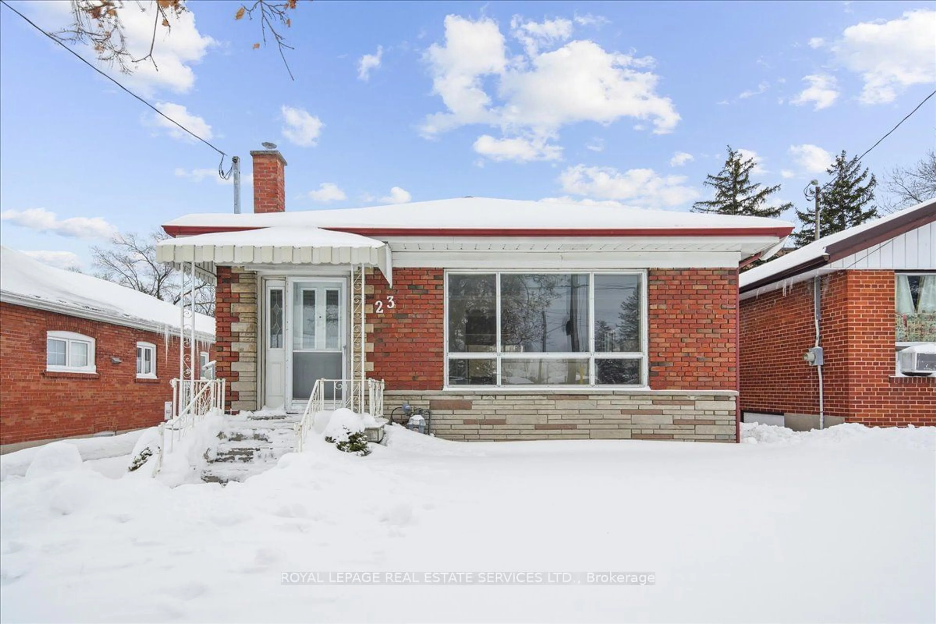 Home with brick exterior material, street for 23 Goldsmith Ave, Toronto Ontario M1R 2M1