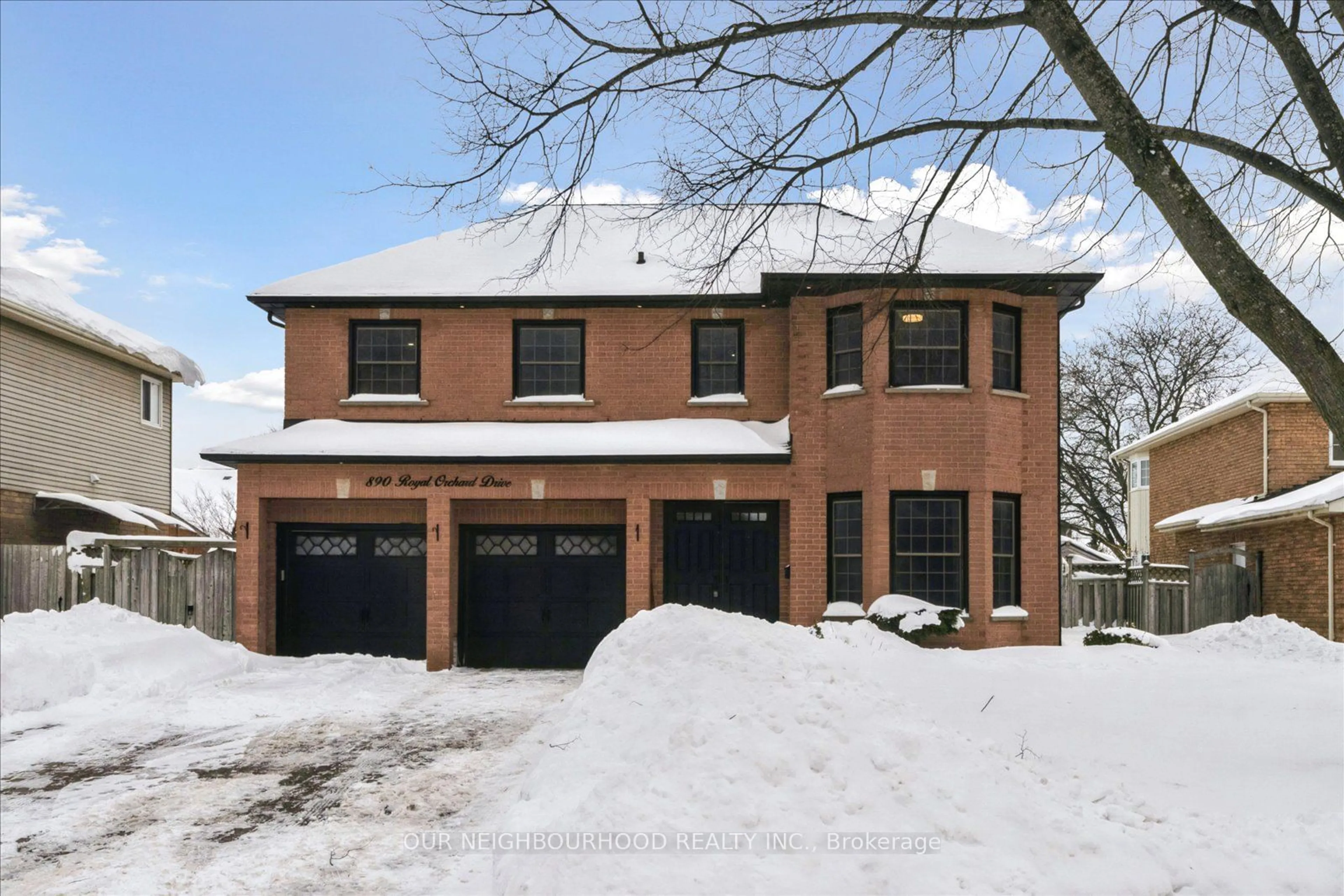 Home with brick exterior material, street for 890 Royal Orchard Dr, Oshawa Ontario L1K 2A1