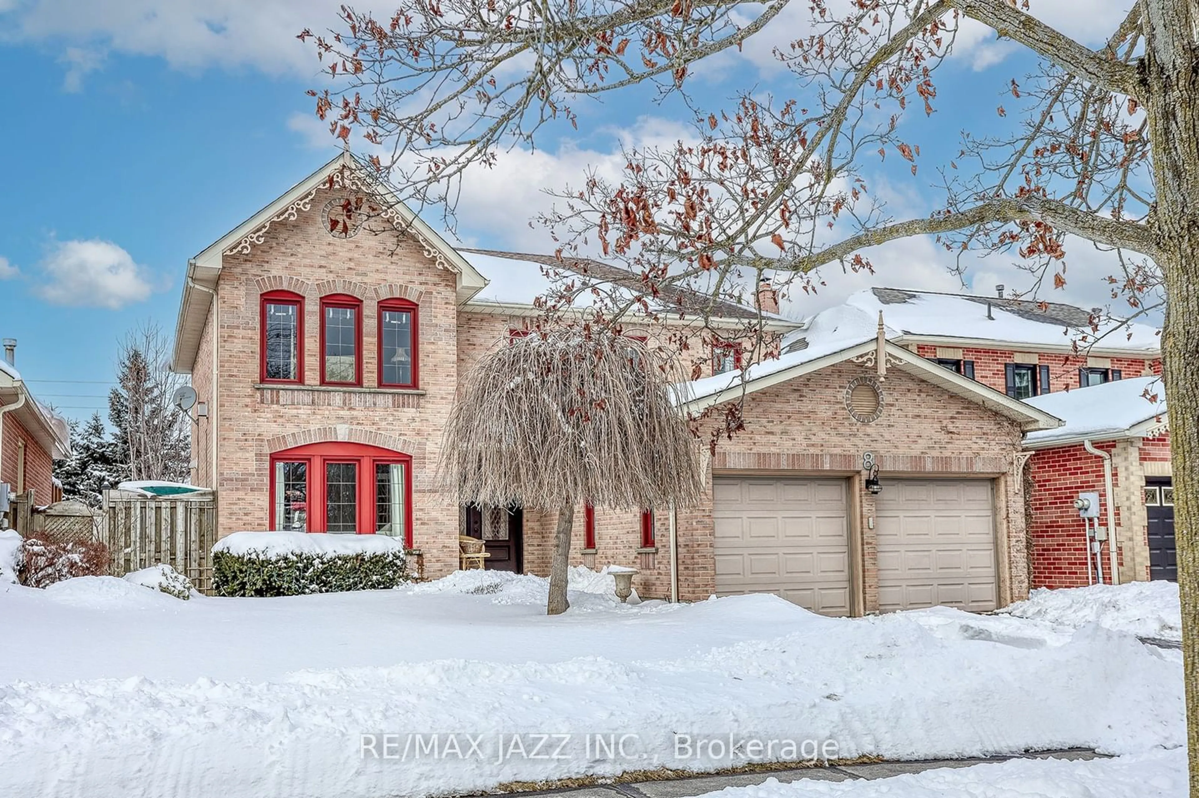 Home with brick exterior material, street for 8 Irwin Dr, Whitby Ontario L1N 9B8