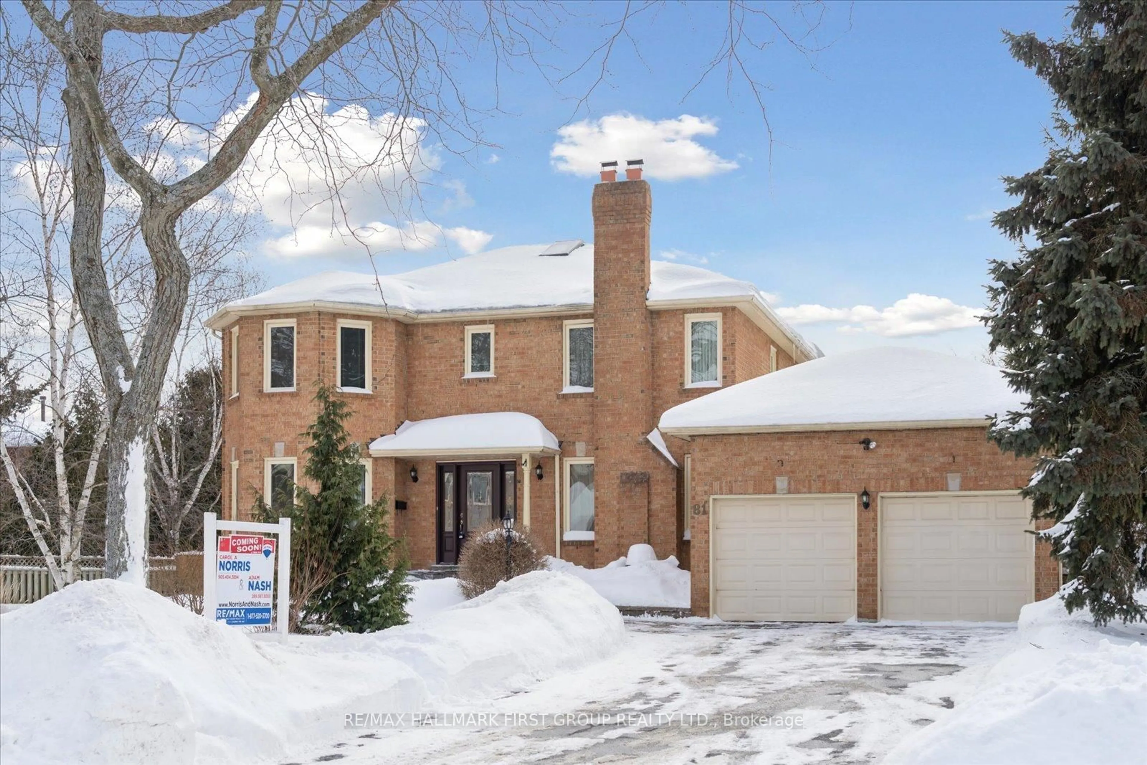 Home with brick exterior material, street for 81 Mayor Cres, Ajax Ontario L1S 6N8