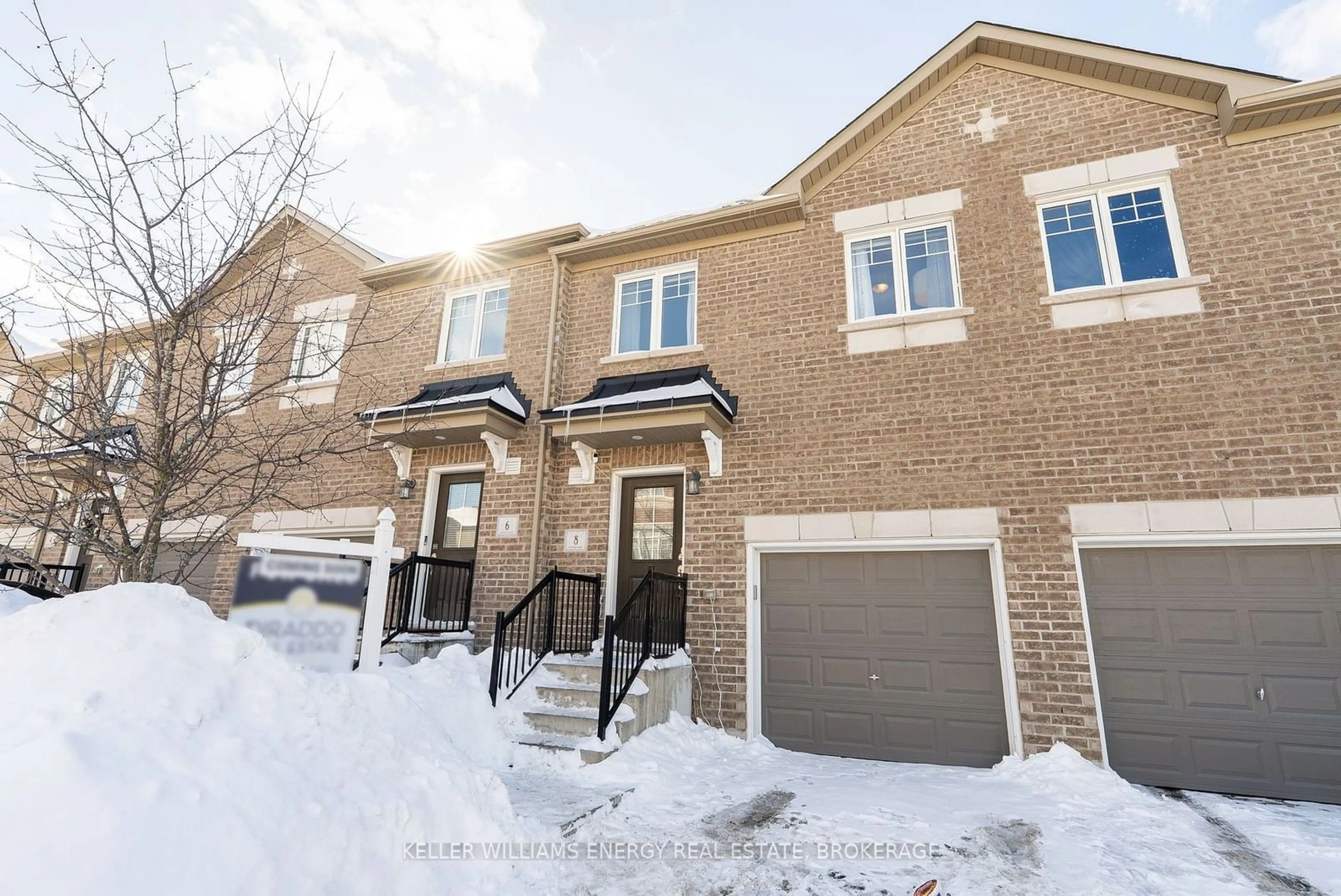 Home with brick exterior material, street for 8 Ken Bromley Lane, Clarington Ontario L1C 0S4