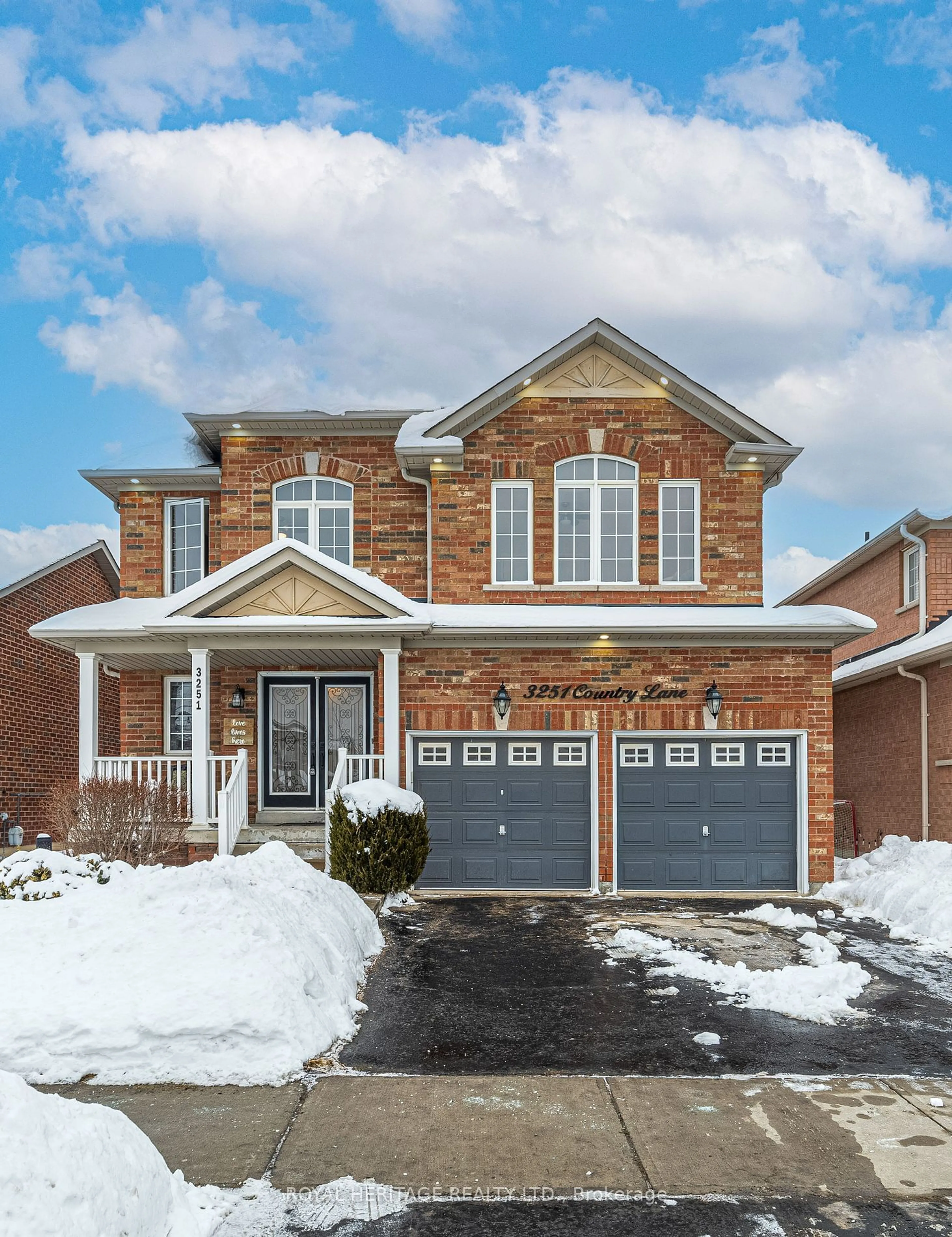 Home with brick exterior material, street for 3251 Country Lane, Whitby Ontario L1P 1T5