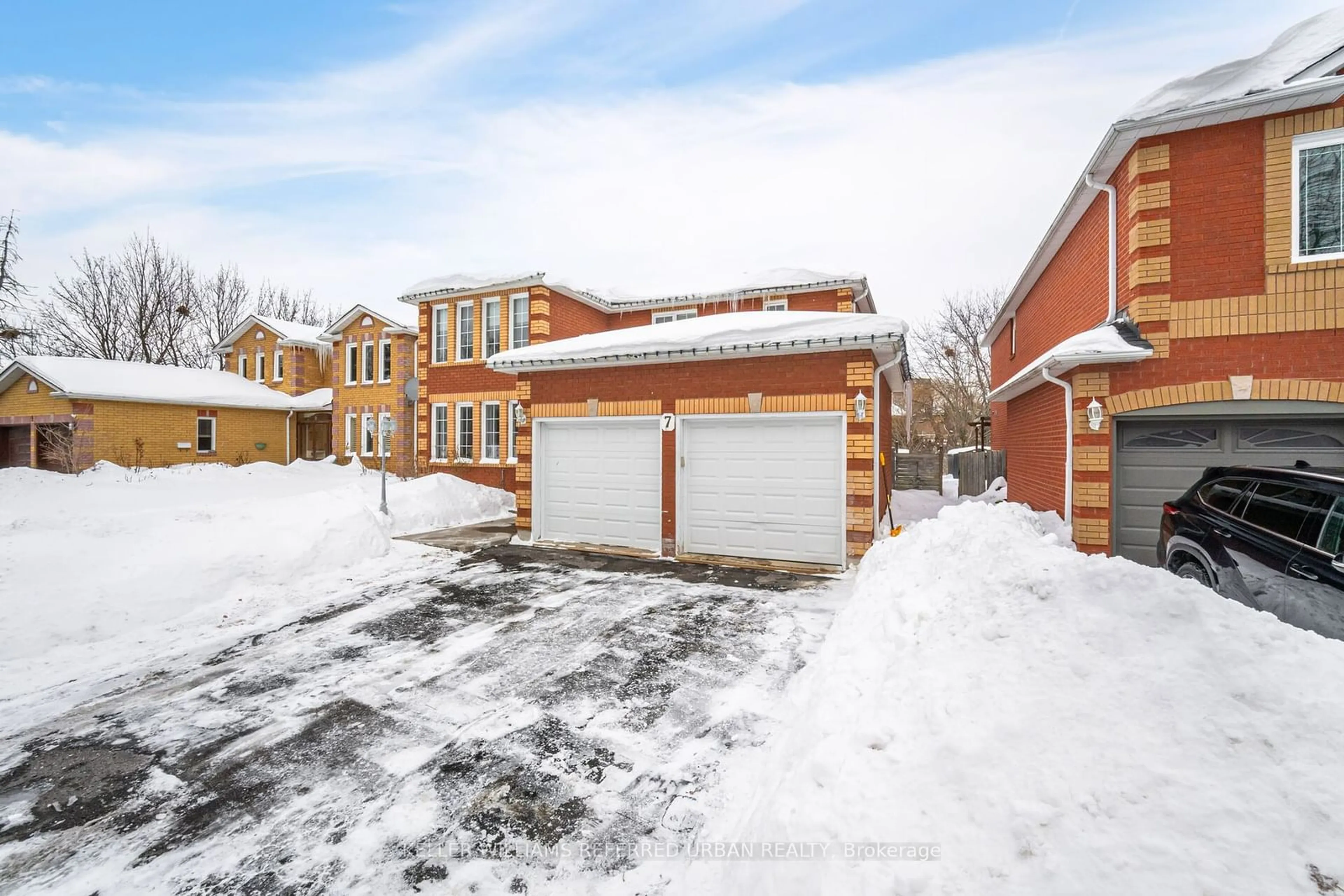 Home with brick exterior material, street for 7 Holmes Cres, Ajax Ontario L1T 3R6