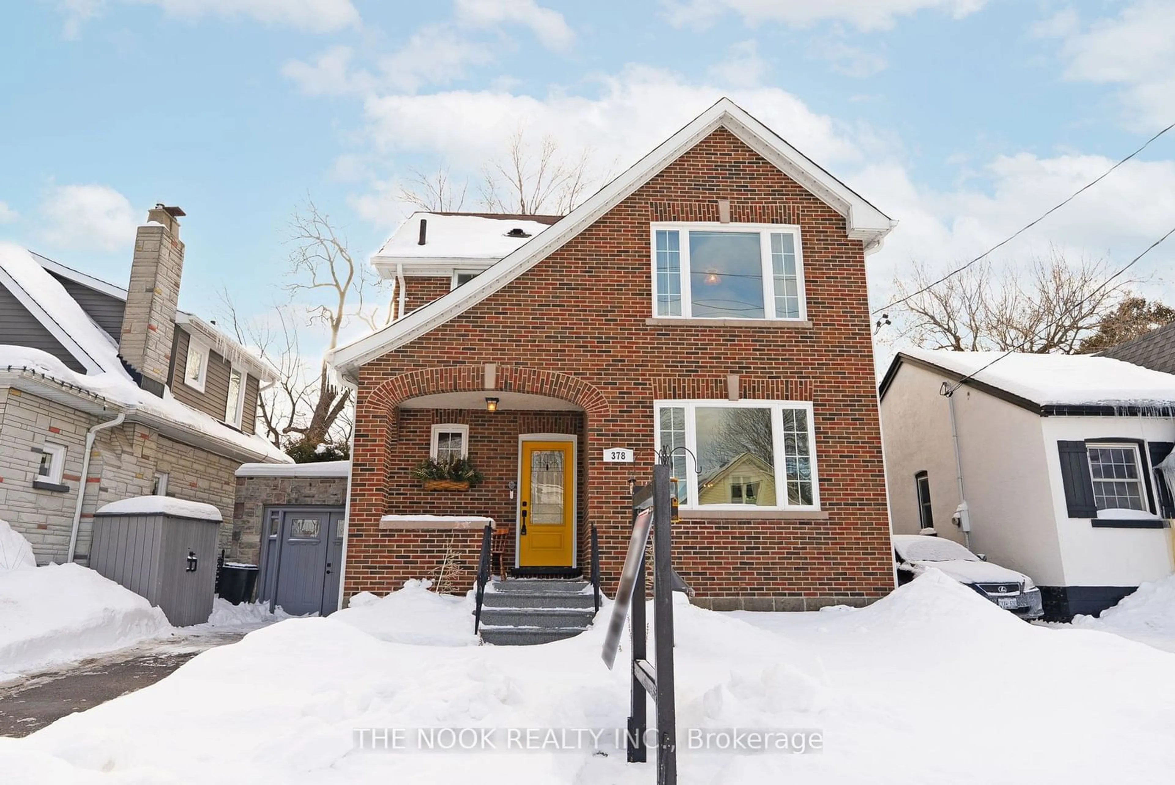 Home with brick exterior material, street for 378 Jarvis St, Oshawa Ontario L1G 5L2