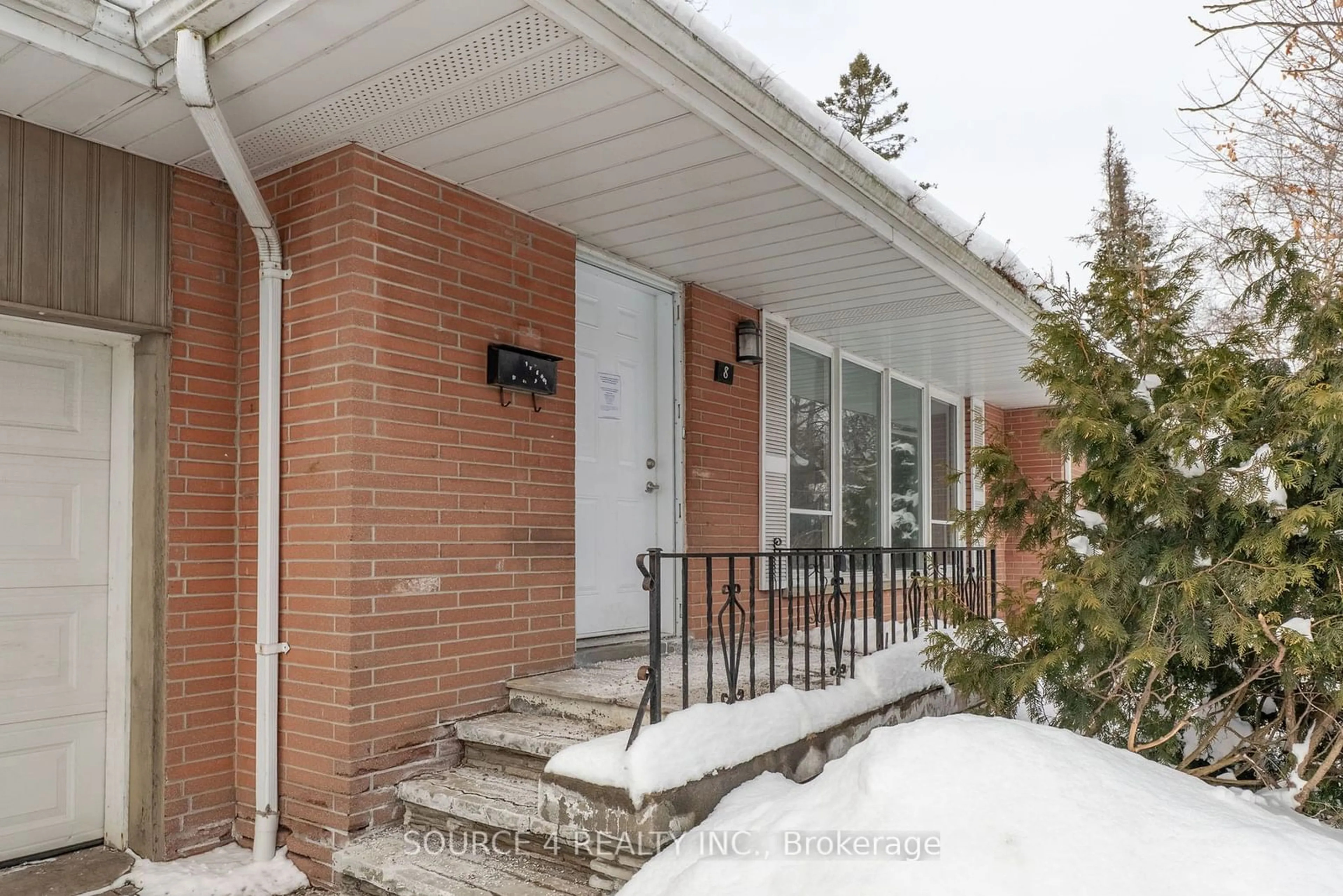 Home with brick exterior material, street for 8 Flerimac Rd, Toronto Ontario M1E 4A9