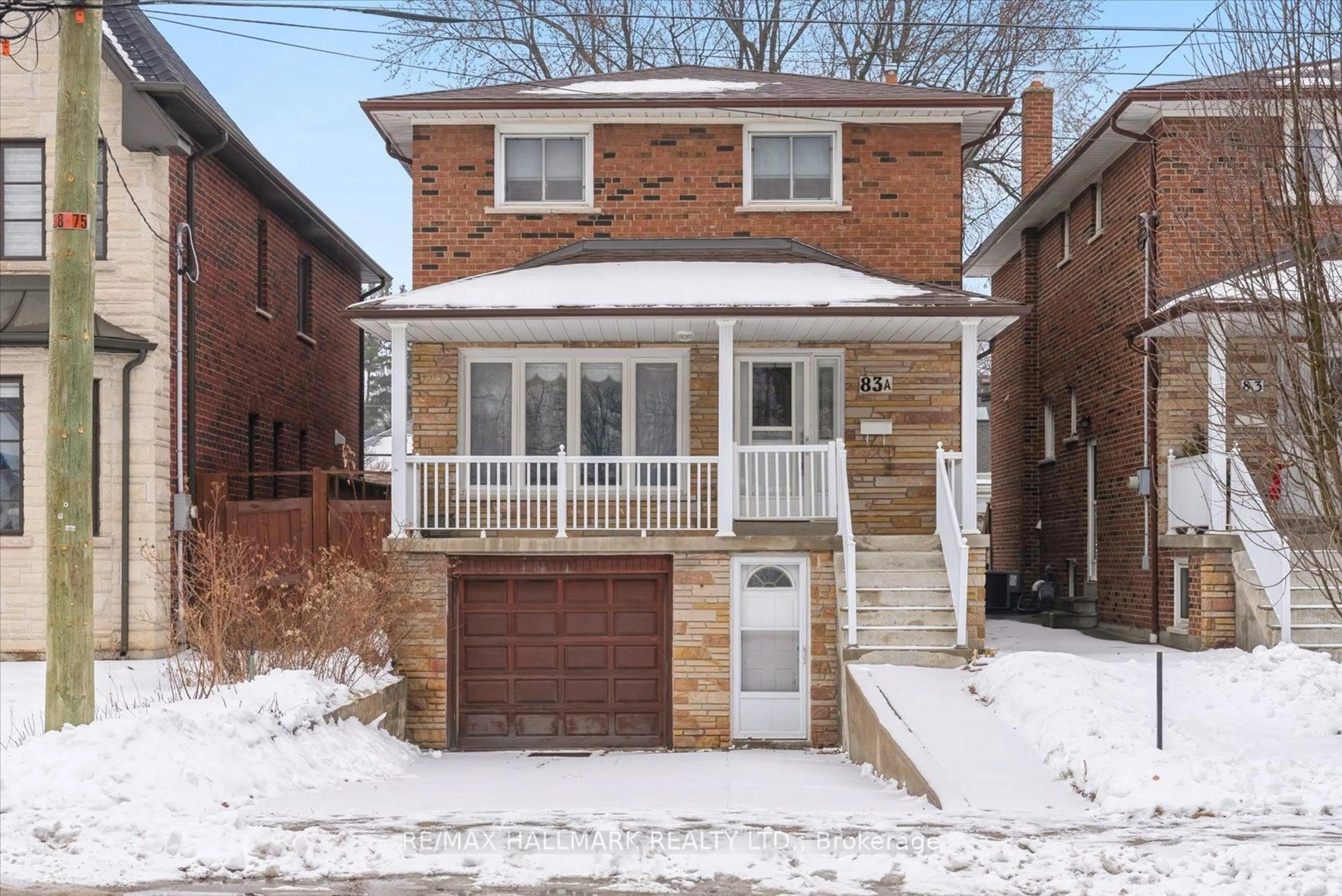 Home with brick exterior material, street for 83a Vanbrugh Ave, Toronto Ontario M1N 3T4