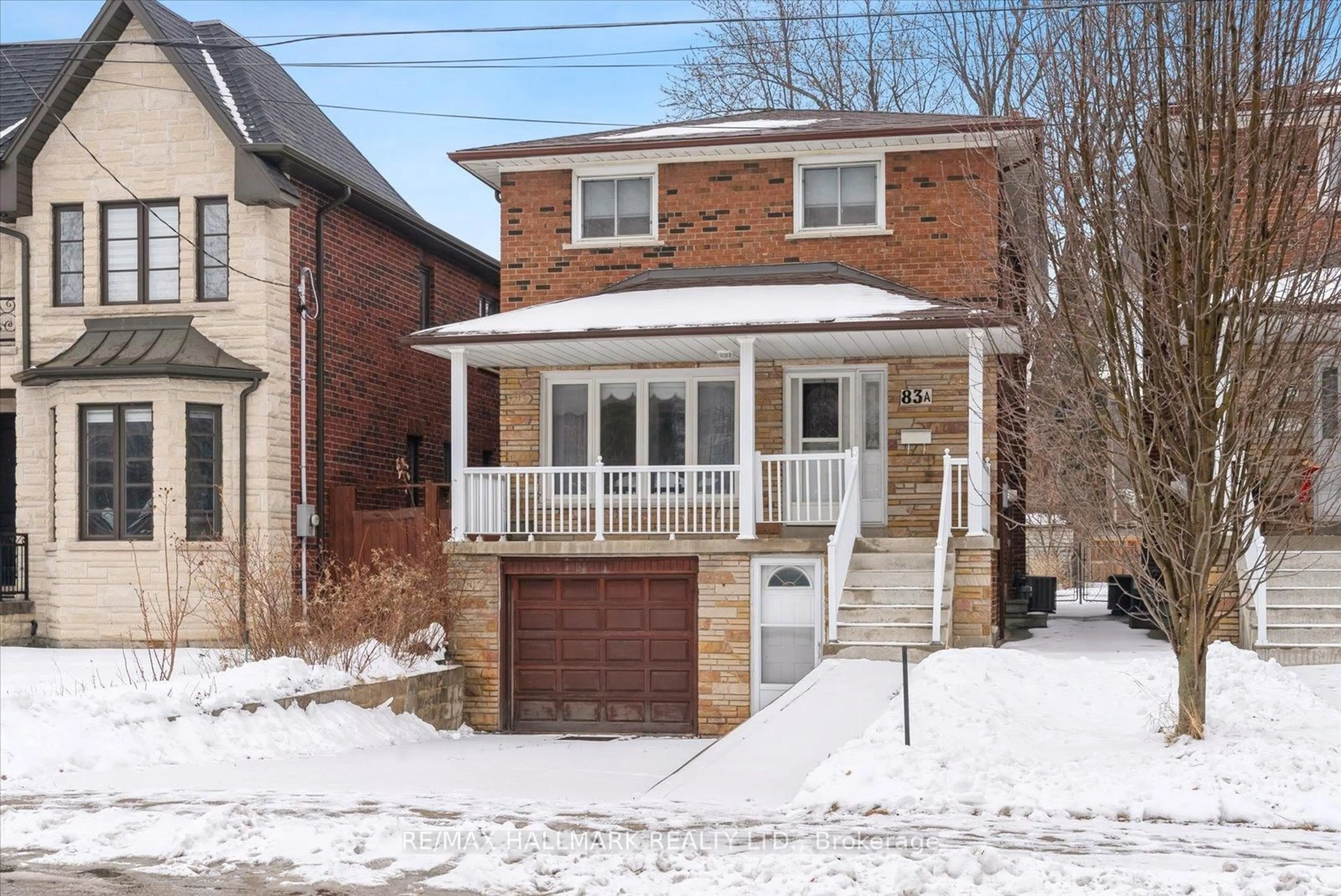 Home with brick exterior material, street for 83a Vanbrugh Ave, Toronto Ontario M1N 3T4