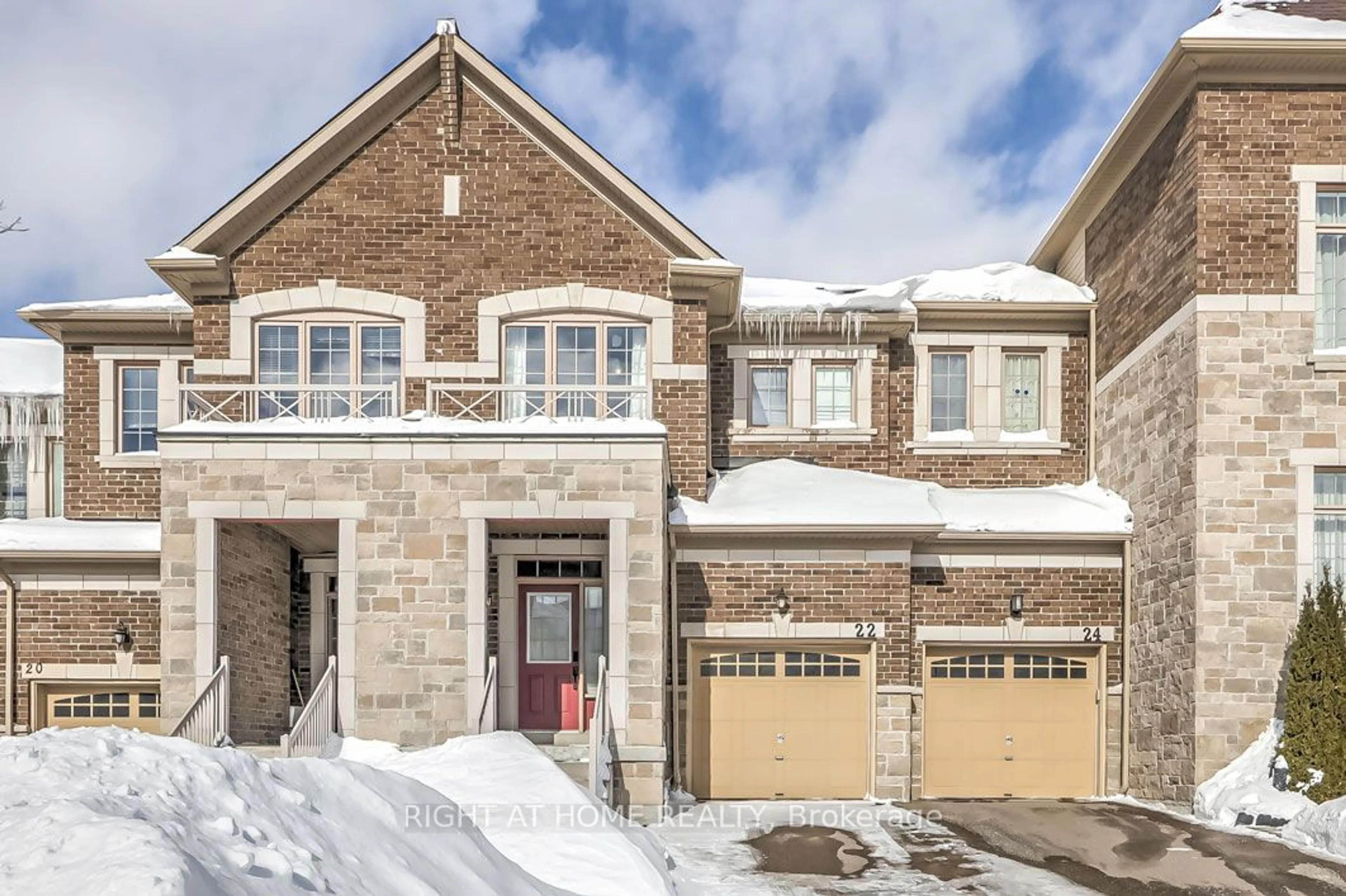 Home with brick exterior material, street for 22 Rimrock Cres, Whitby Ontario L1N 5Z7