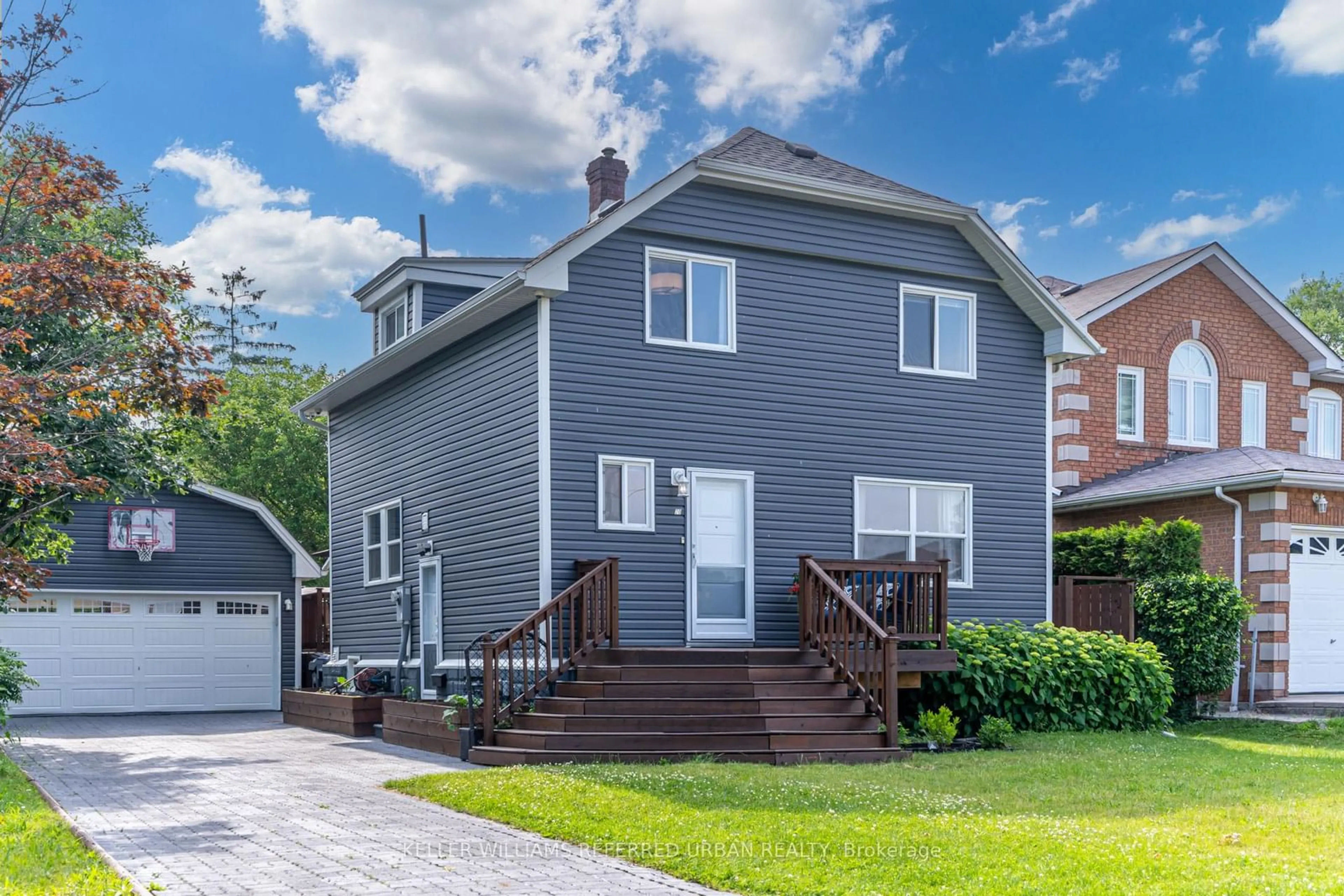 Home with vinyl exterior material, street for 20 Payzac Ave, Toronto Ontario M1E 2W7