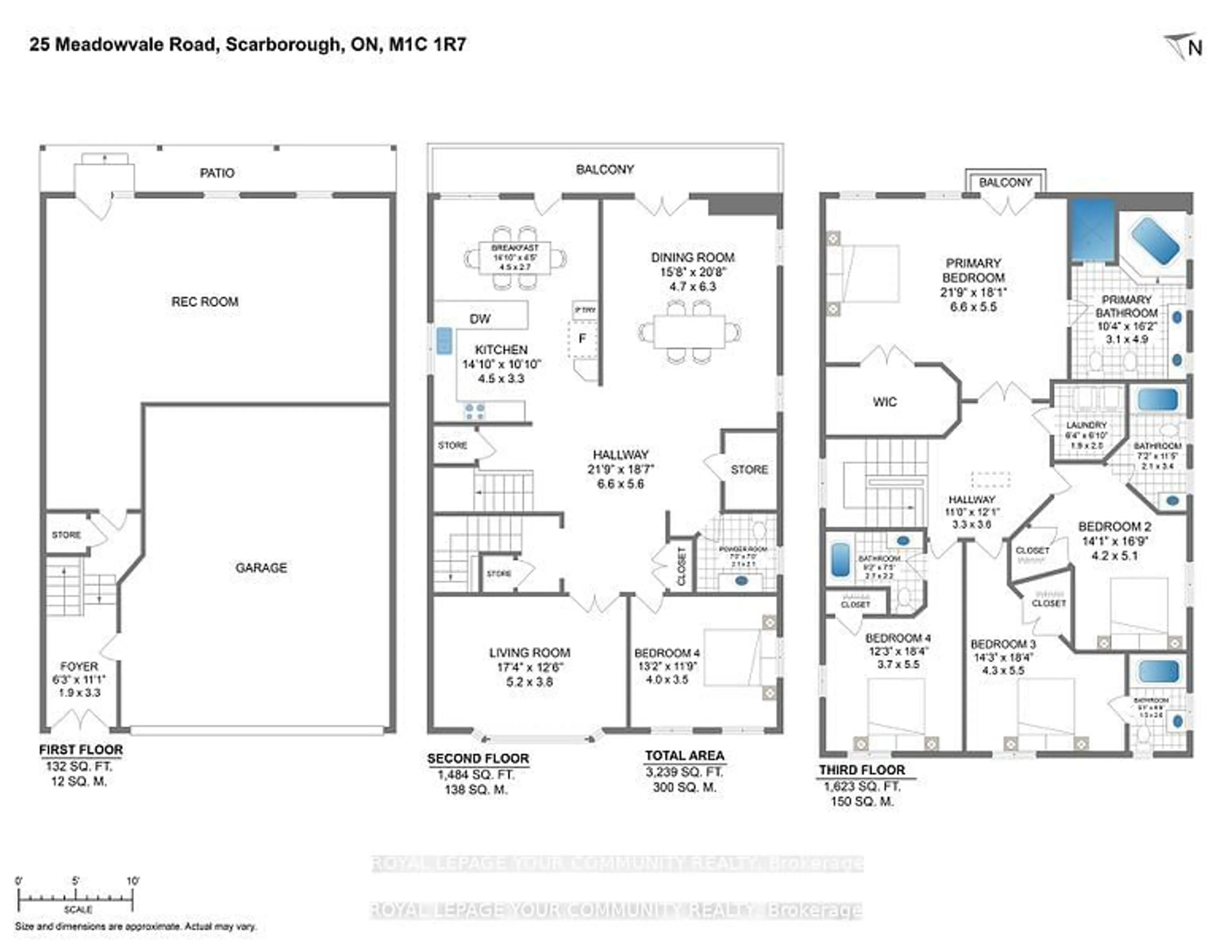 Floor plan for 25 Meadowvale Rd, Toronto Ontario M1C 1R7