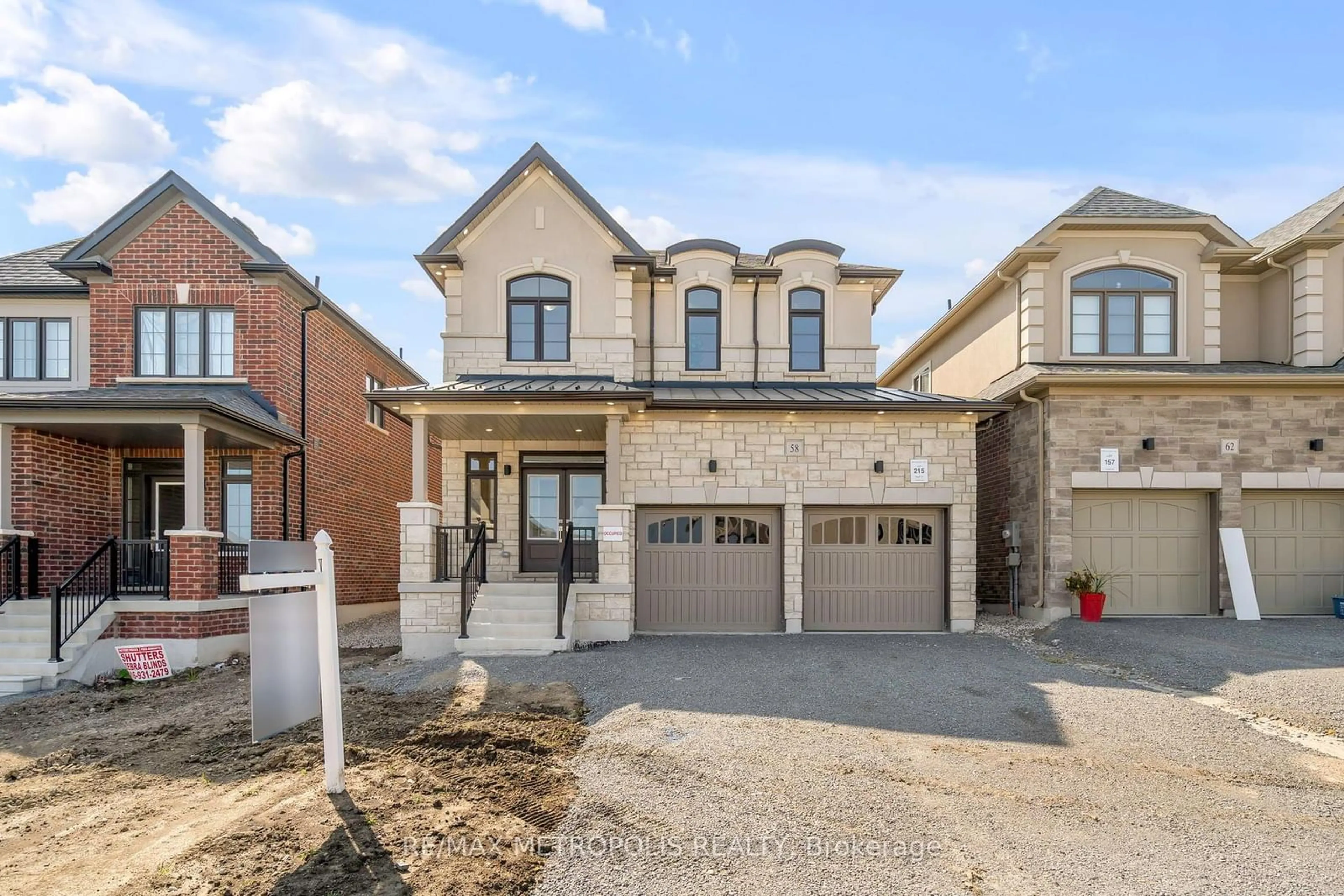 Home with brick exterior material, street for 58 Belmont Dr, Clarington Ontario L1B 0W8