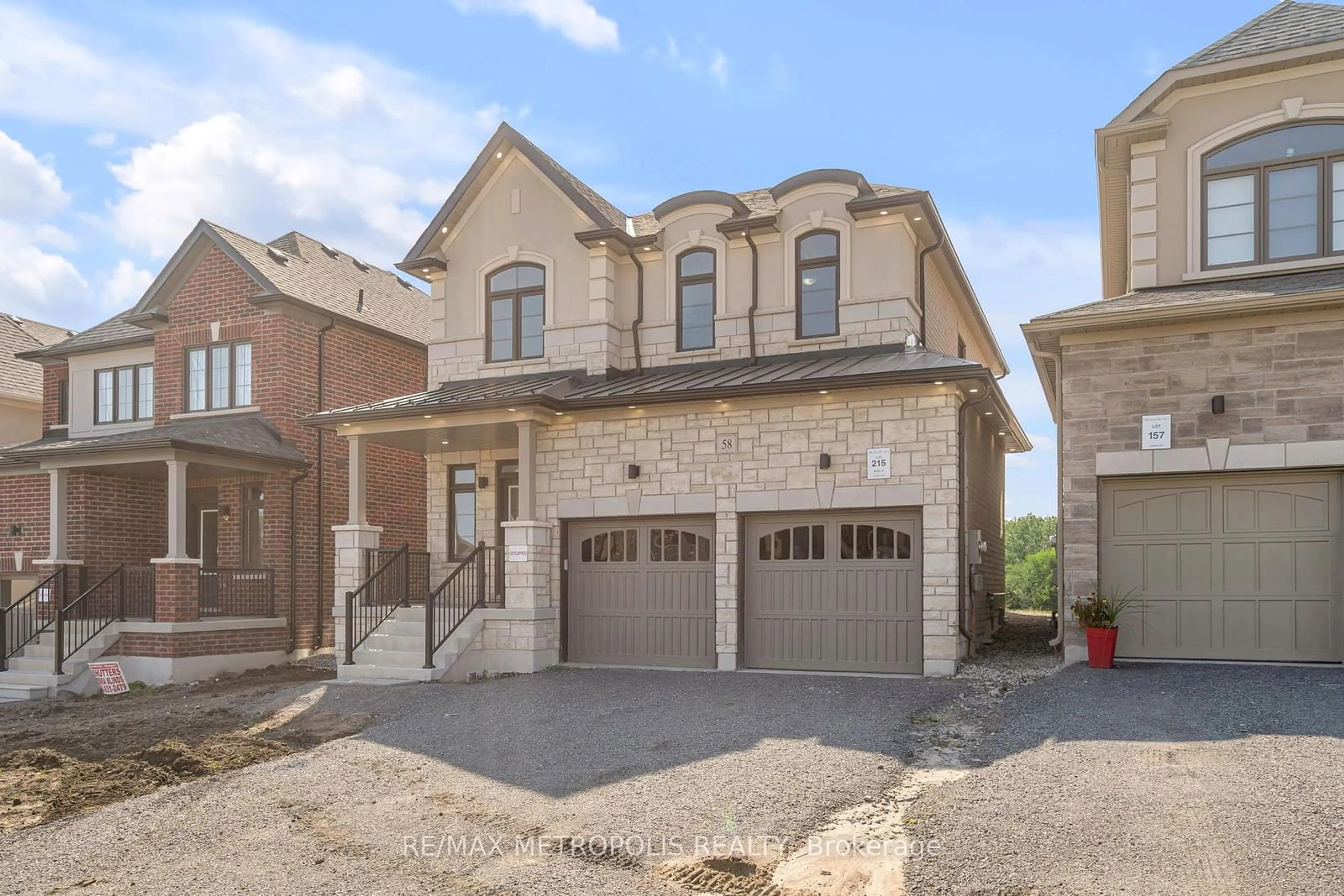 Home with brick exterior material, street for 58 Belmont Dr, Clarington Ontario L1B 0W8