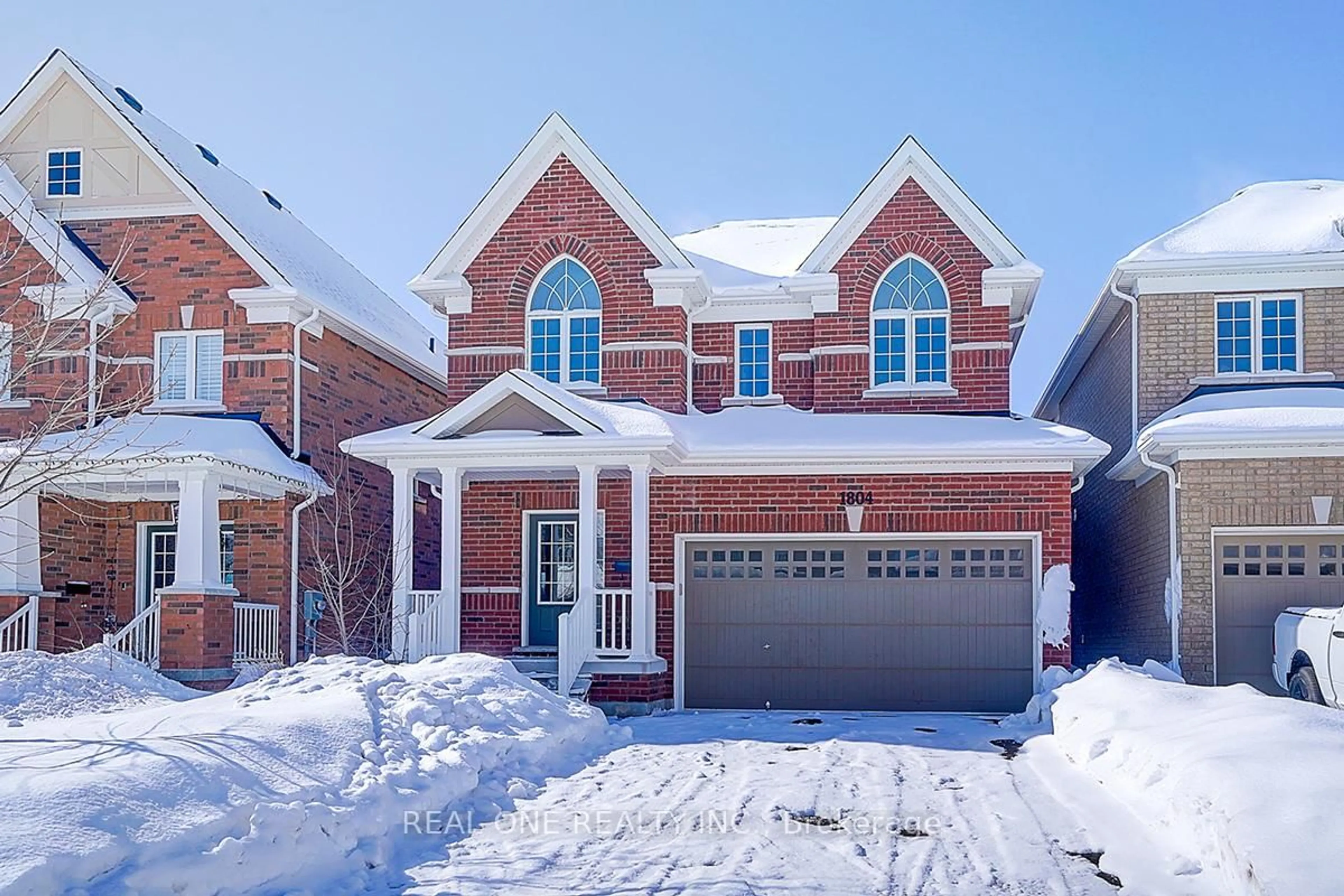 Home with brick exterior material, street for 1804 William Lott Dr, Oshawa Ontario L1H 7K5