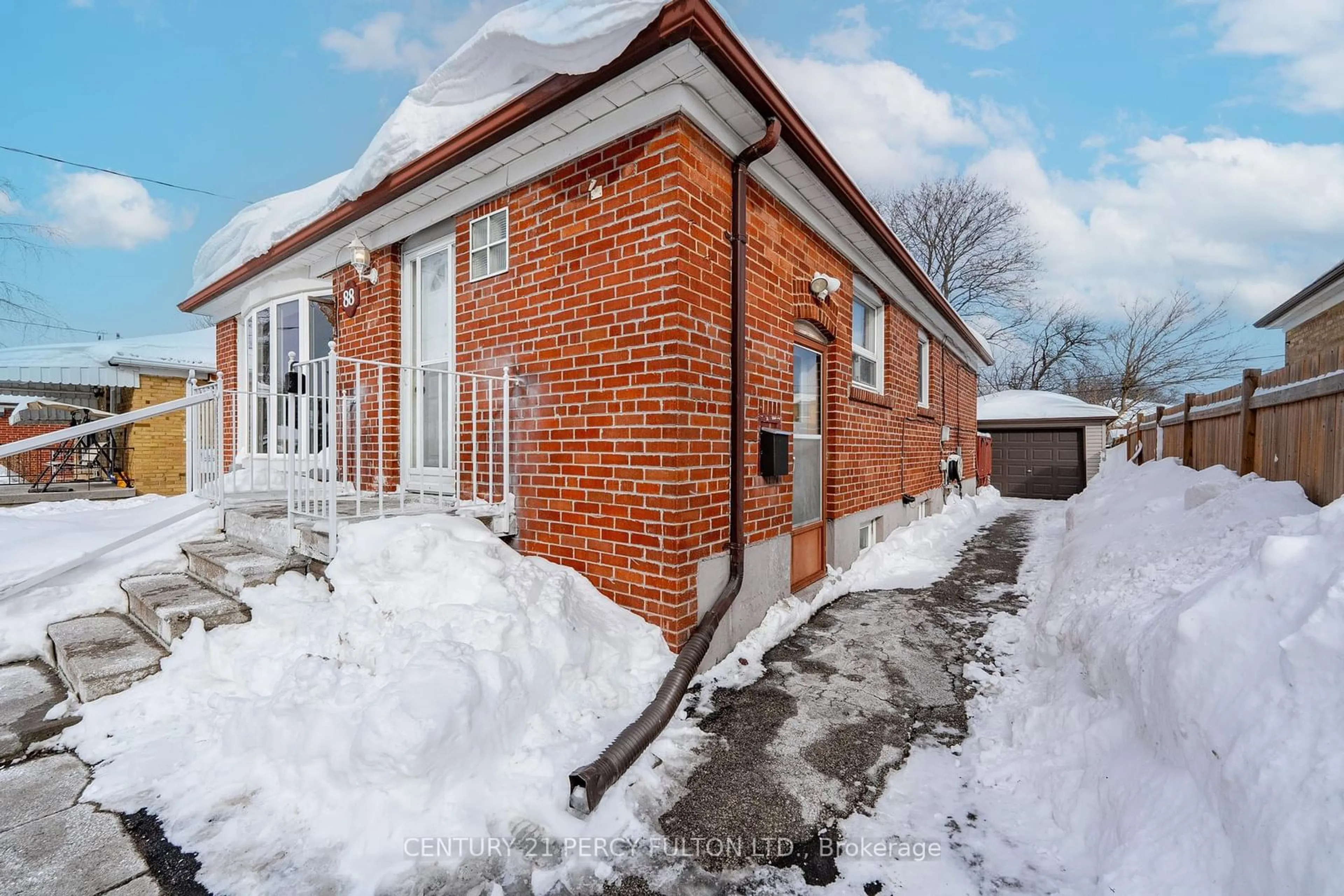 Home with brick exterior material, street for 88 Southampton Dr, Toronto Ontario M1K 4V7