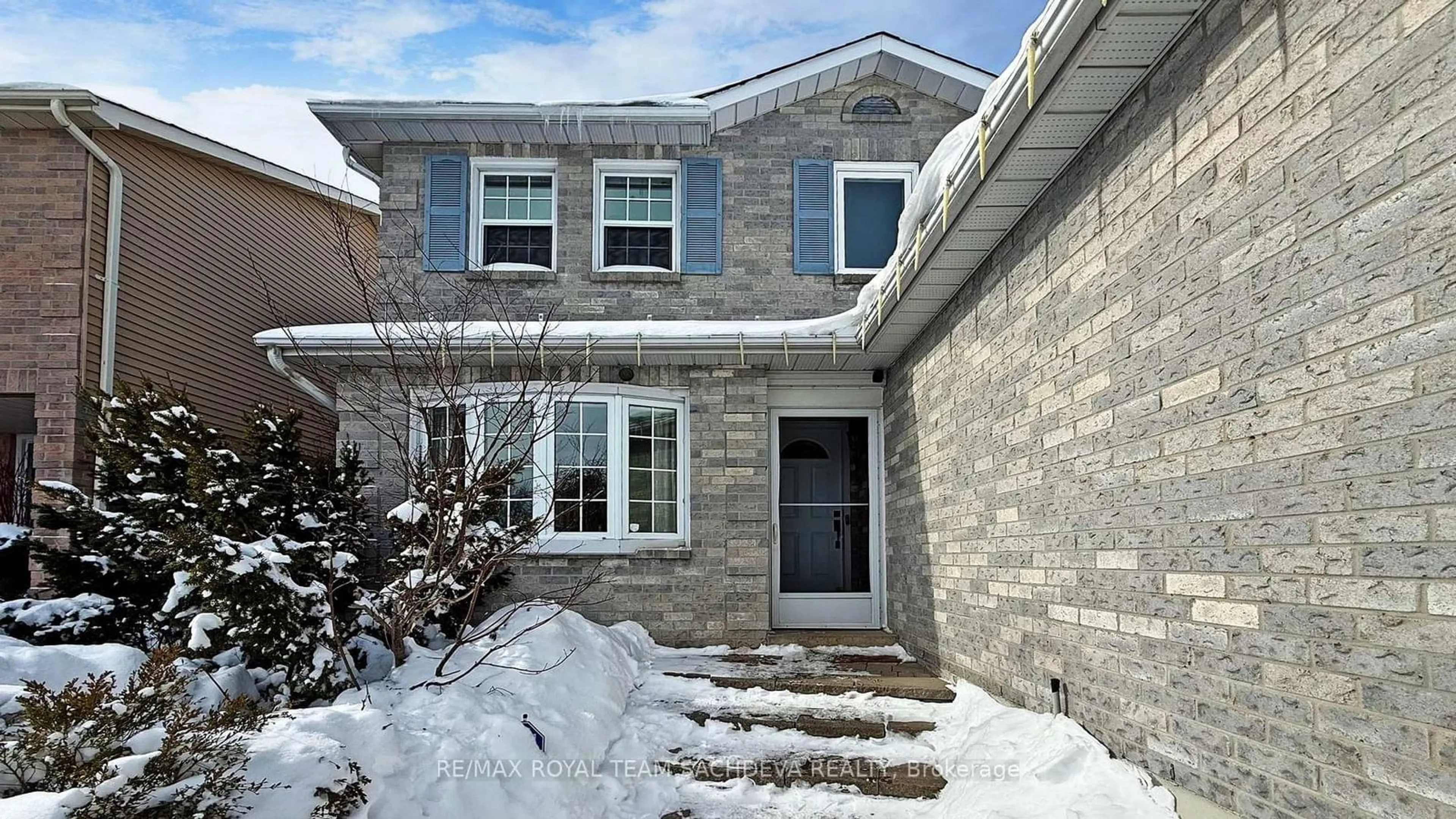 Home with brick exterior material, street for 16 Wicks Dr, Ajax Ontario L1Z 1C3