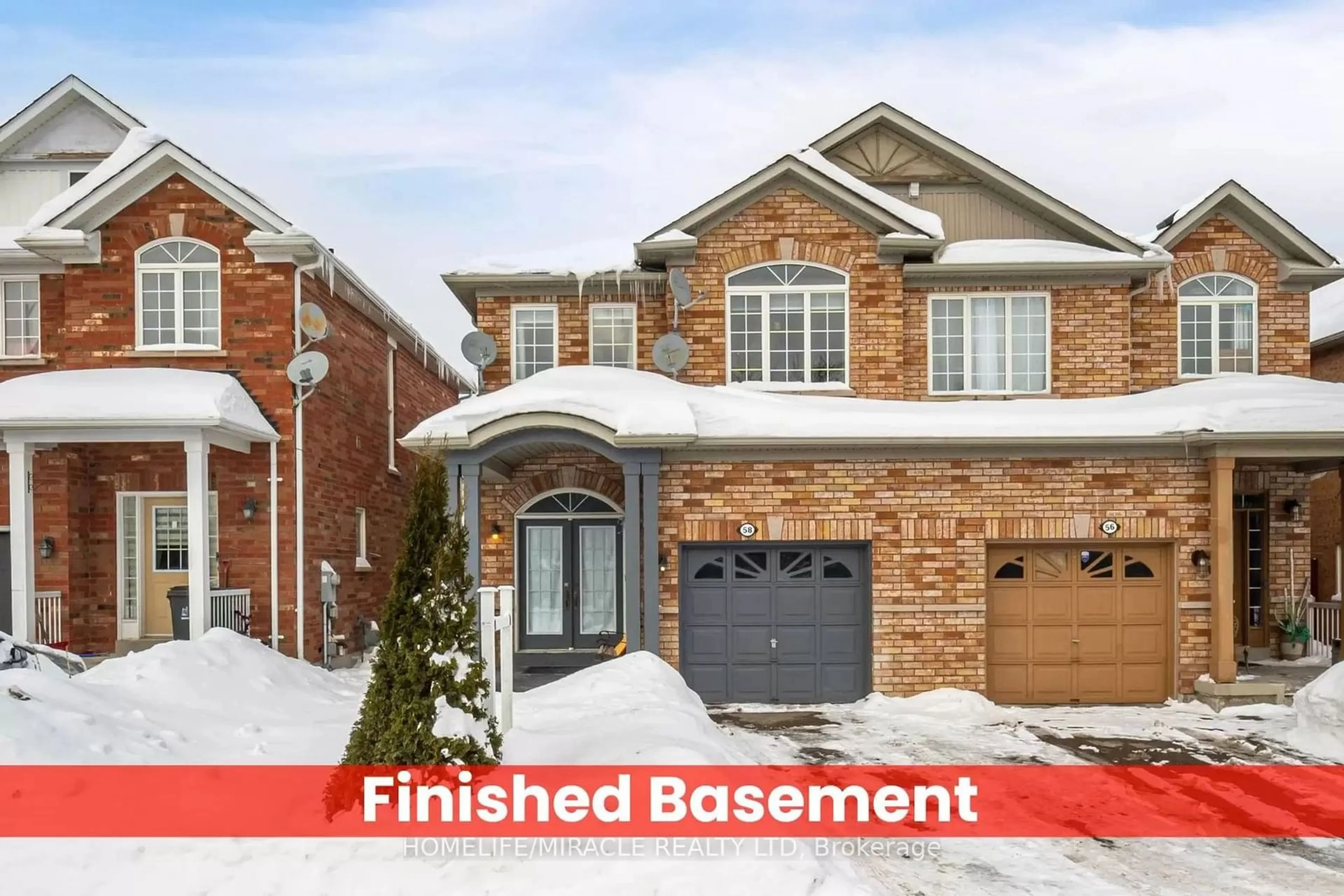 Home with brick exterior material, street for 58 Misty Hills Tr, Toronto Ontario M1X 2C4