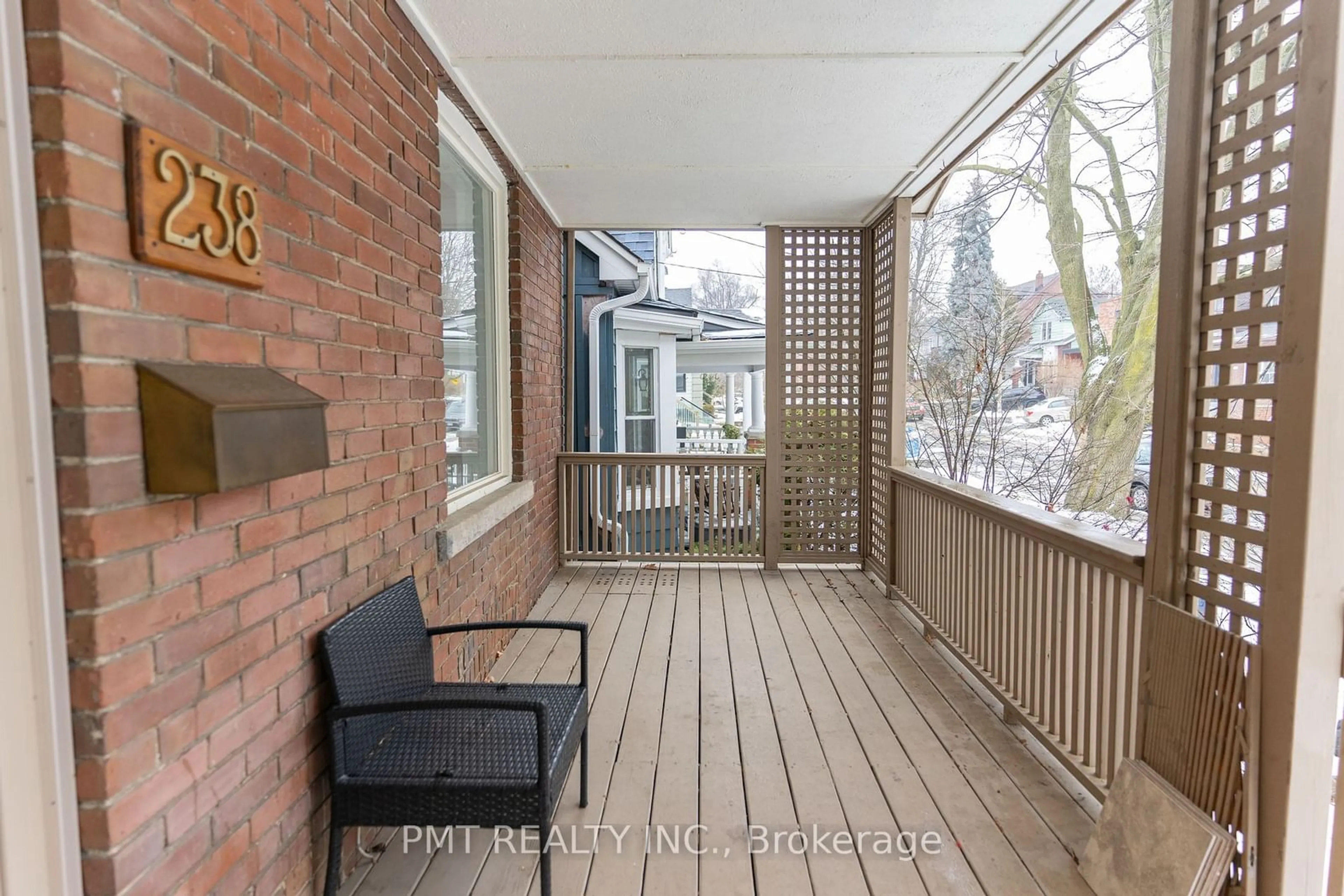 Patio, street for 238 Woodfield Rd, Toronto Ontario M4L 2W7