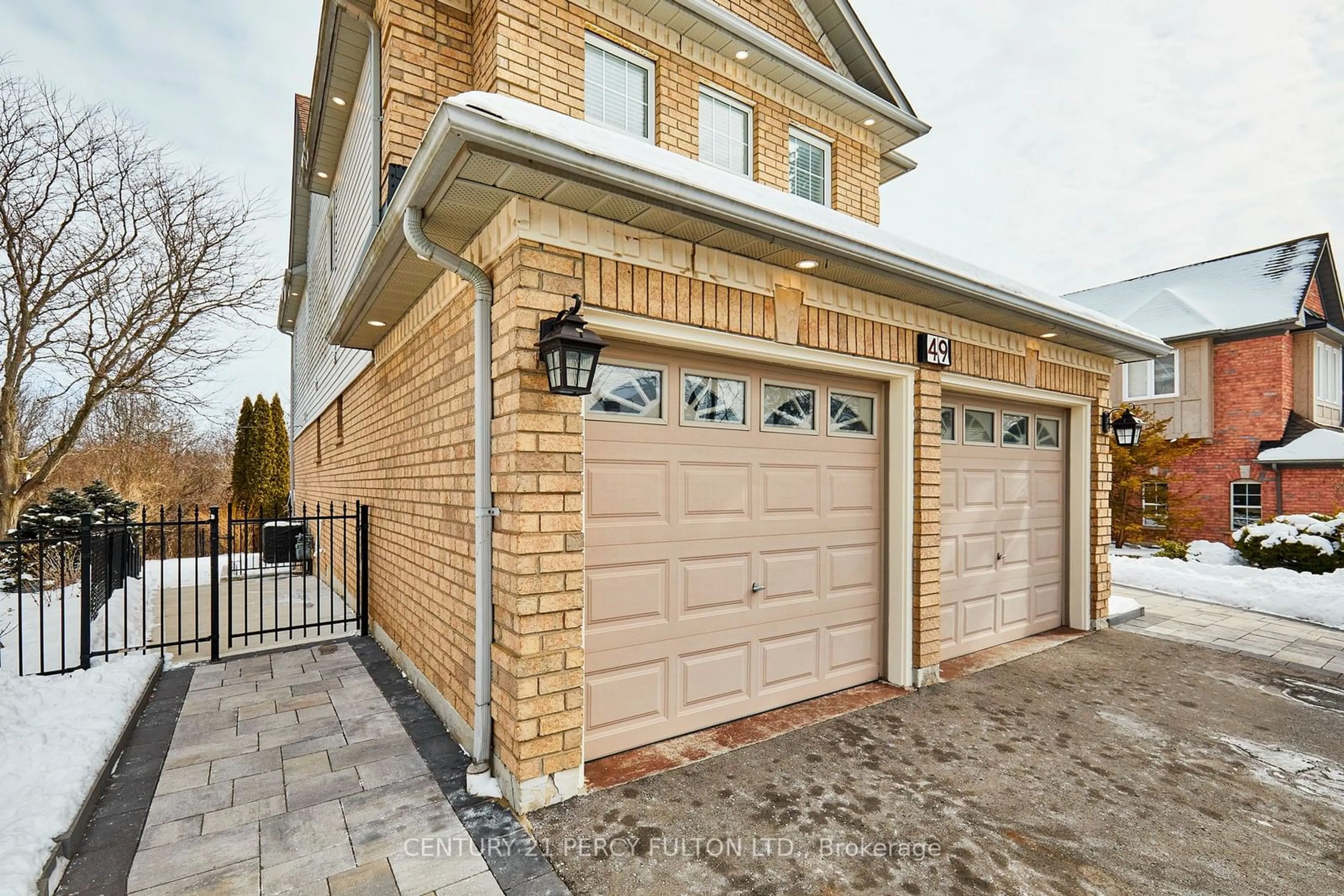 Home with brick exterior material, street for 49 Wetherburn Dr, Whitby Ontario L1P 1M7