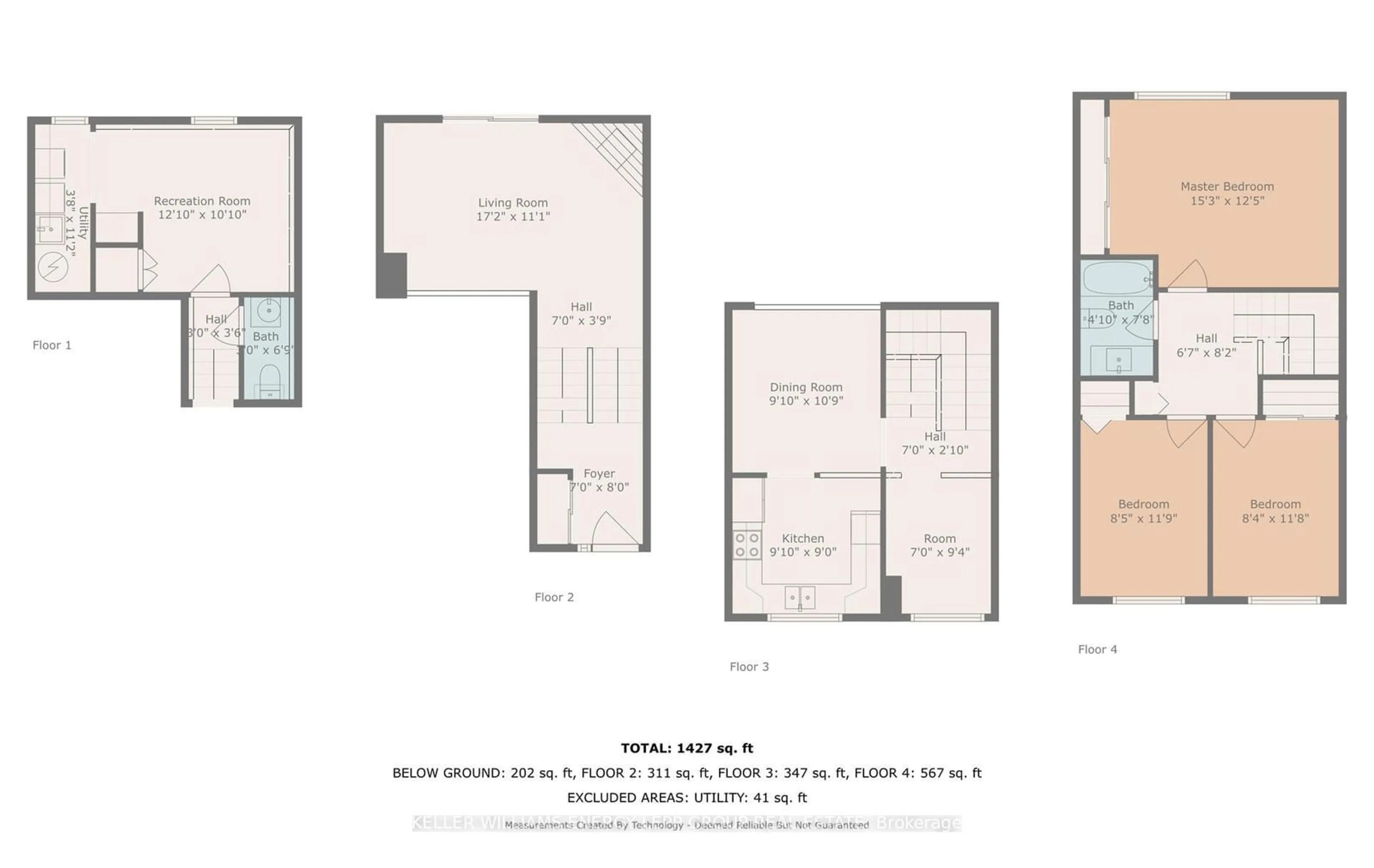 Floor plan for 1330 Trowbridge Dr #59, Oshawa Ontario L1G 7L1