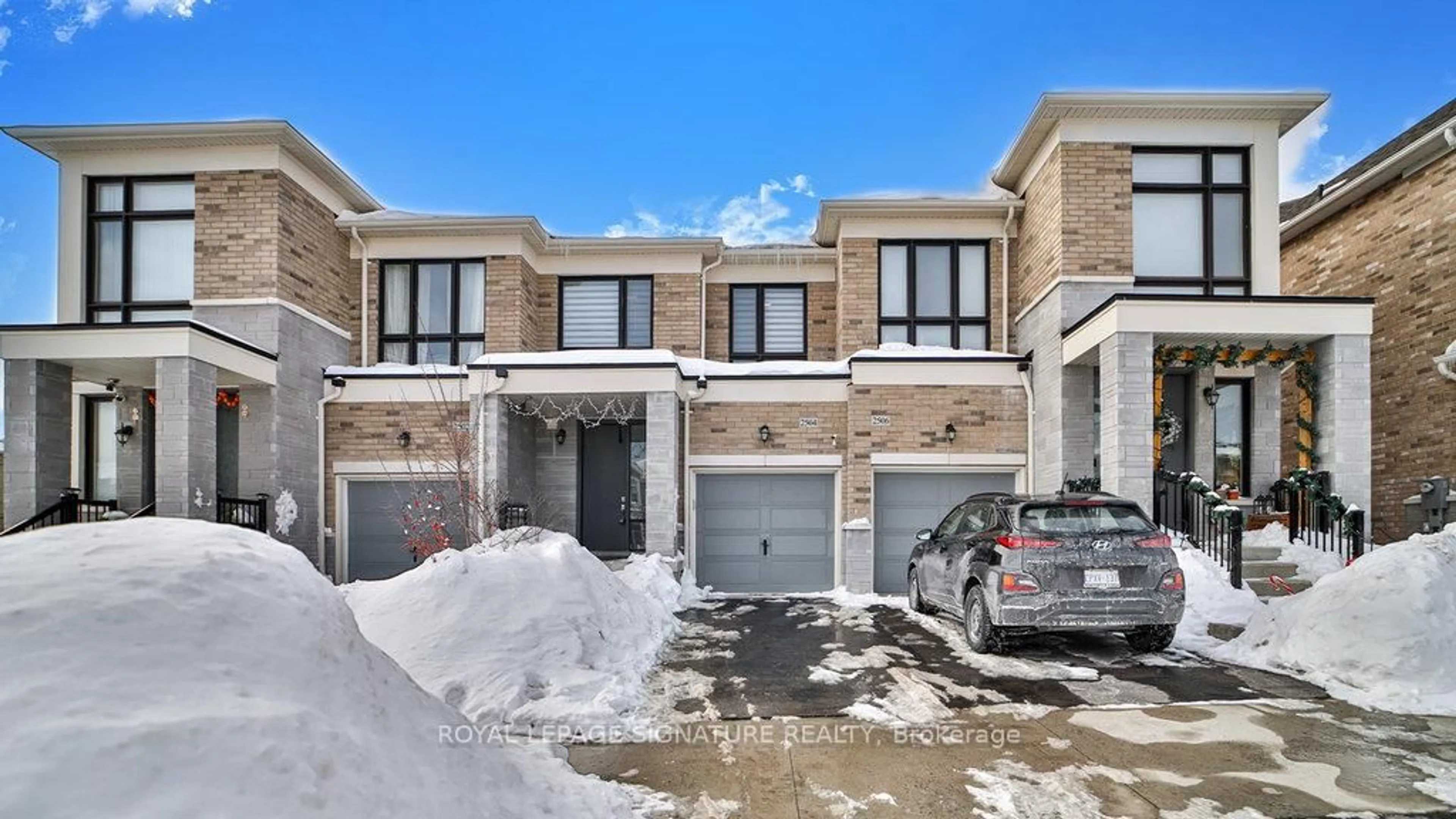 Home with brick exterior material, street for 2504 Hibiscus Dr, Pickering Ontario L1X 0G7