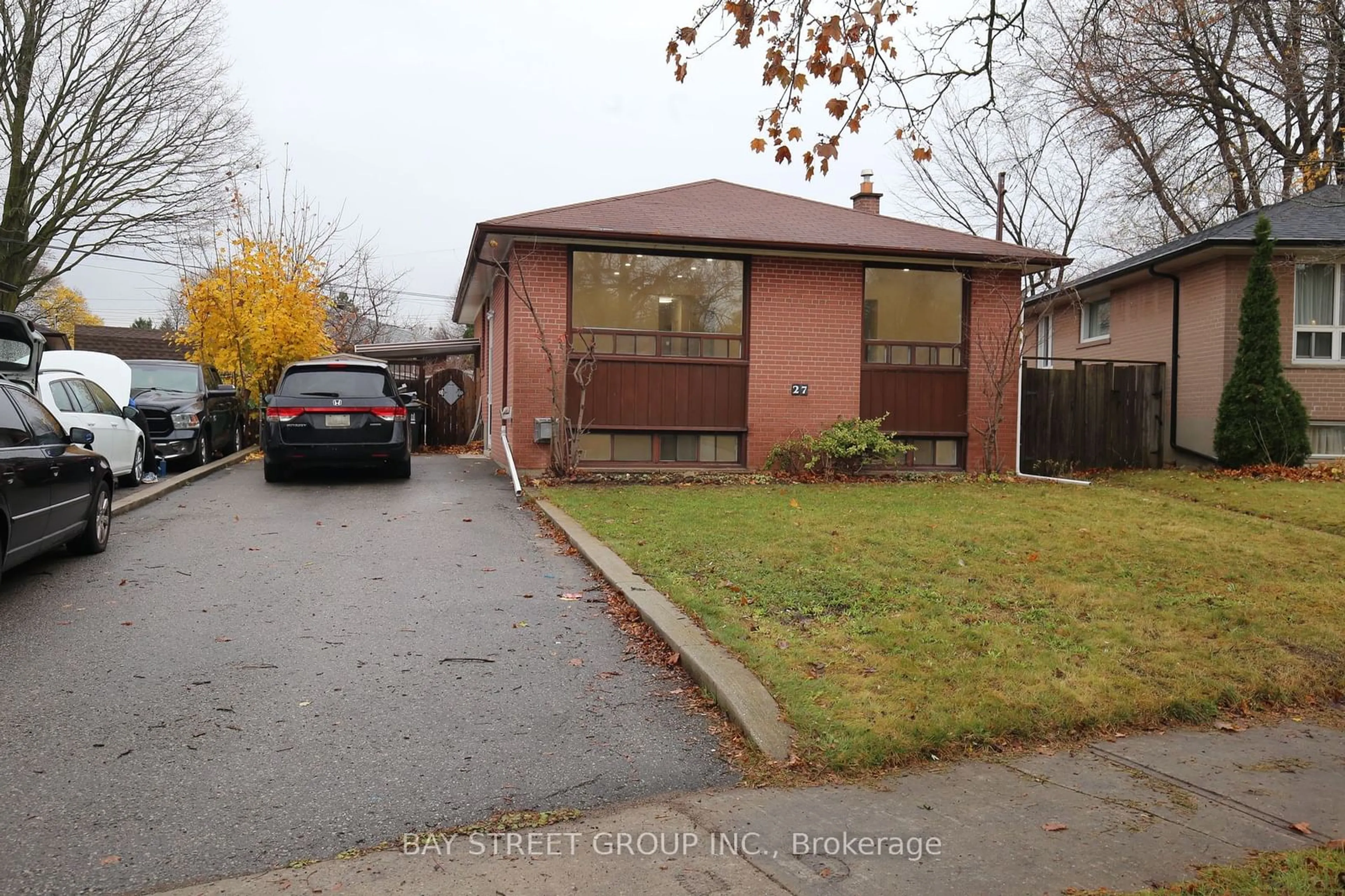 Home with brick exterior material, street for 27 Manorwood Rd, Toronto Ontario M1P 4G8