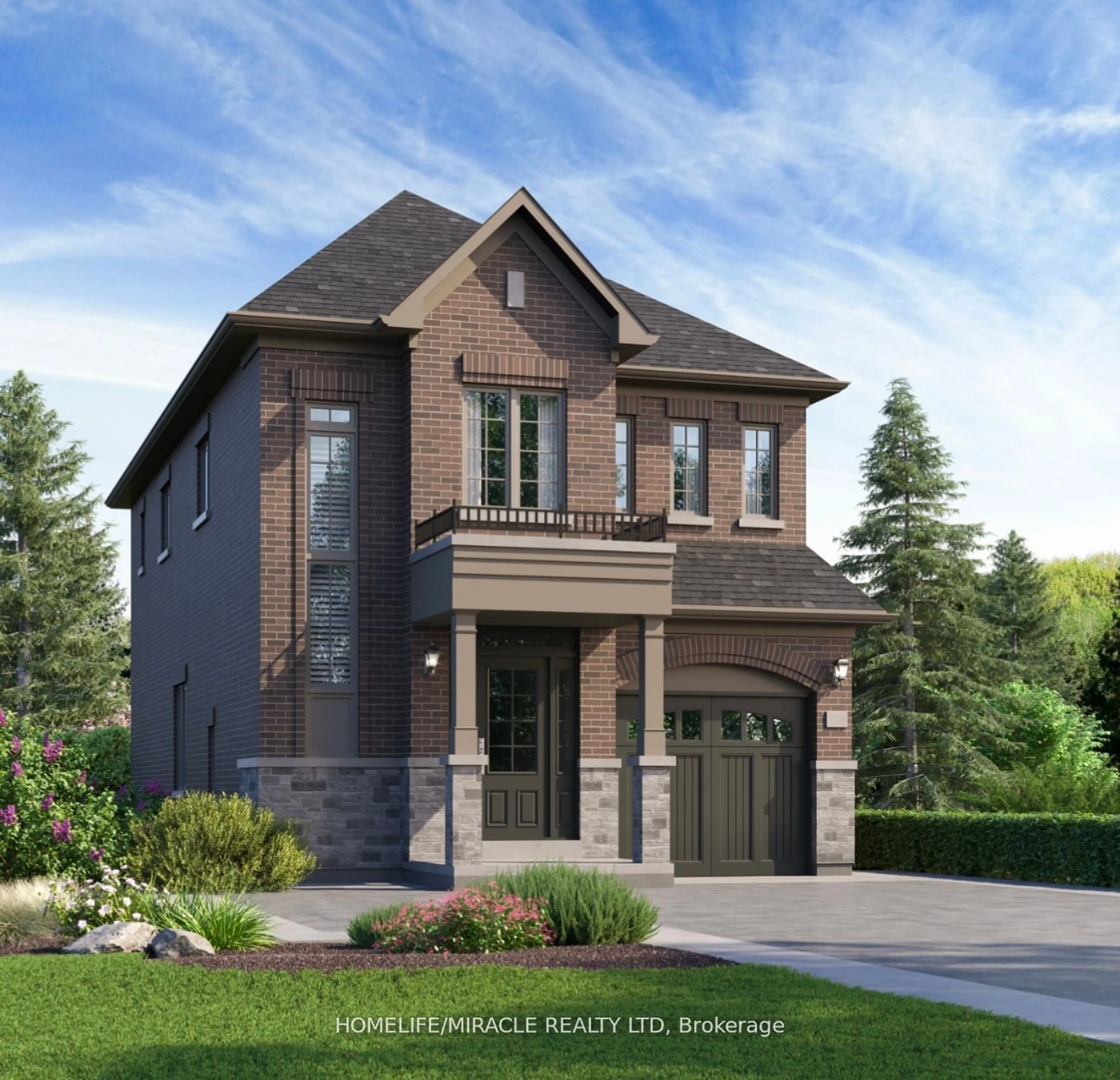 Home with brick exterior material, street for Lot 49 Street, Scugog Ontario L0L 0L0