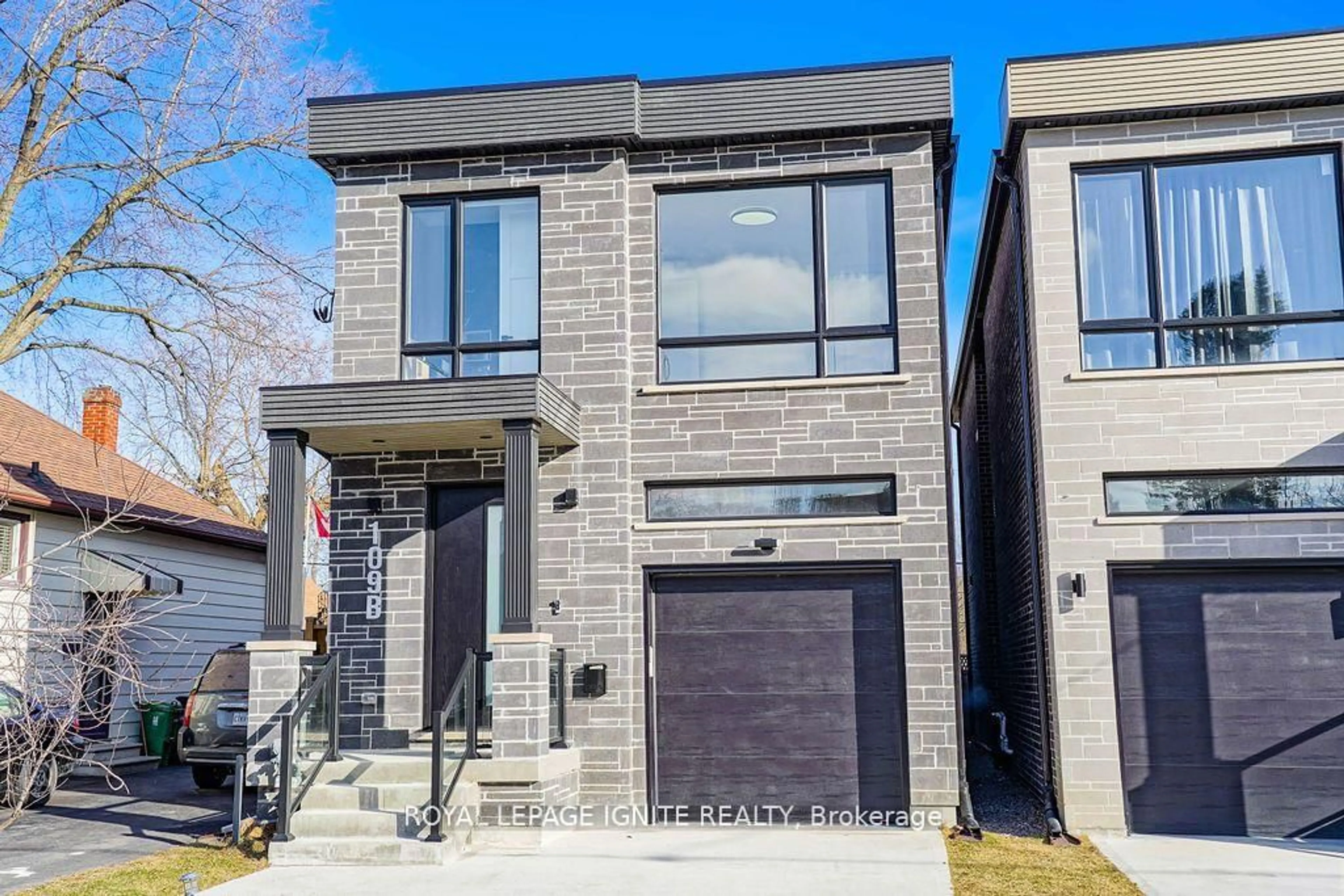 Home with brick exterior material, street for 109B Heale Ave, Toronto Ontario M1N 3Y2