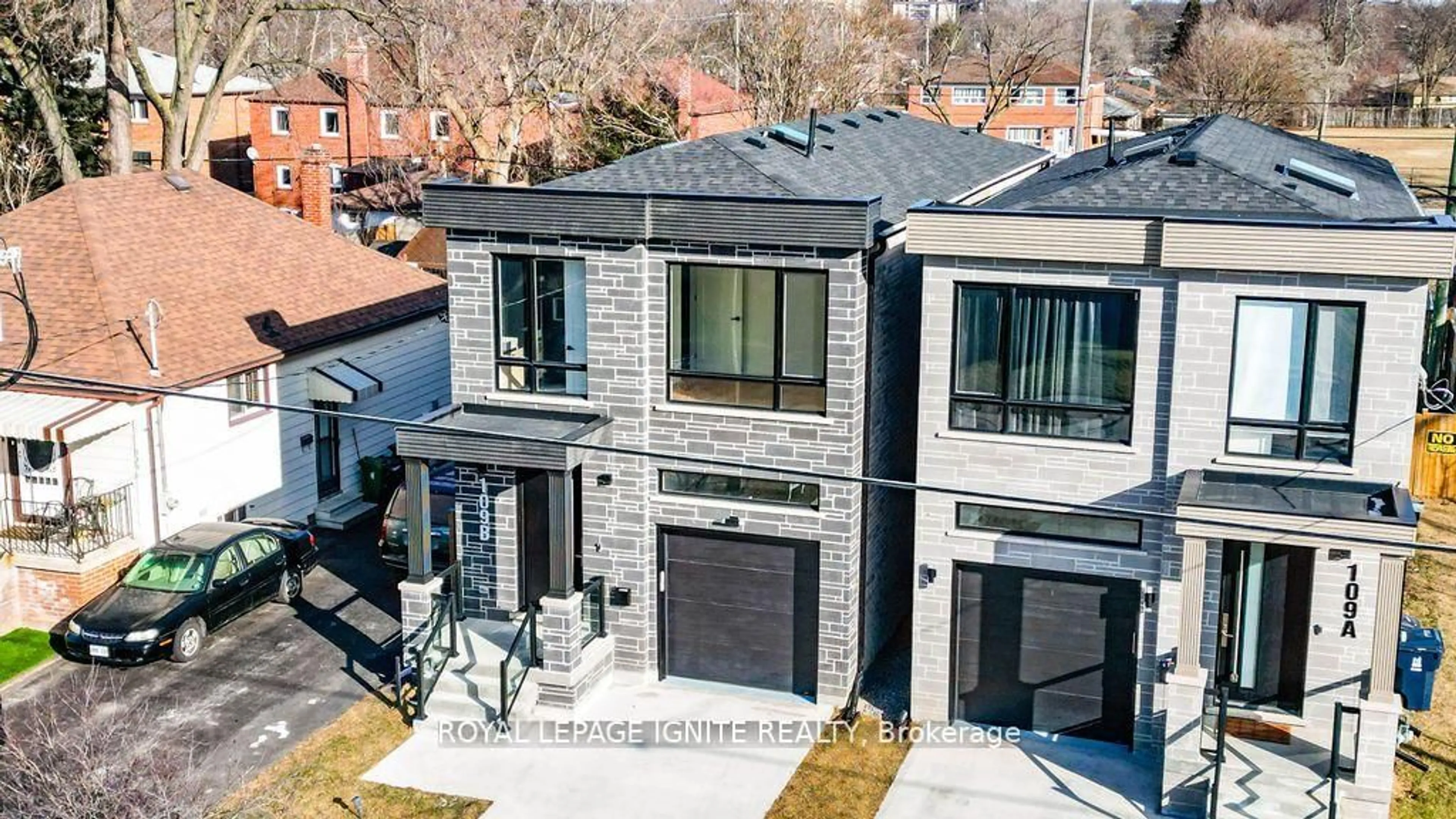 Home with brick exterior material, street for 109B Heale Ave, Toronto Ontario M1N 3Y2