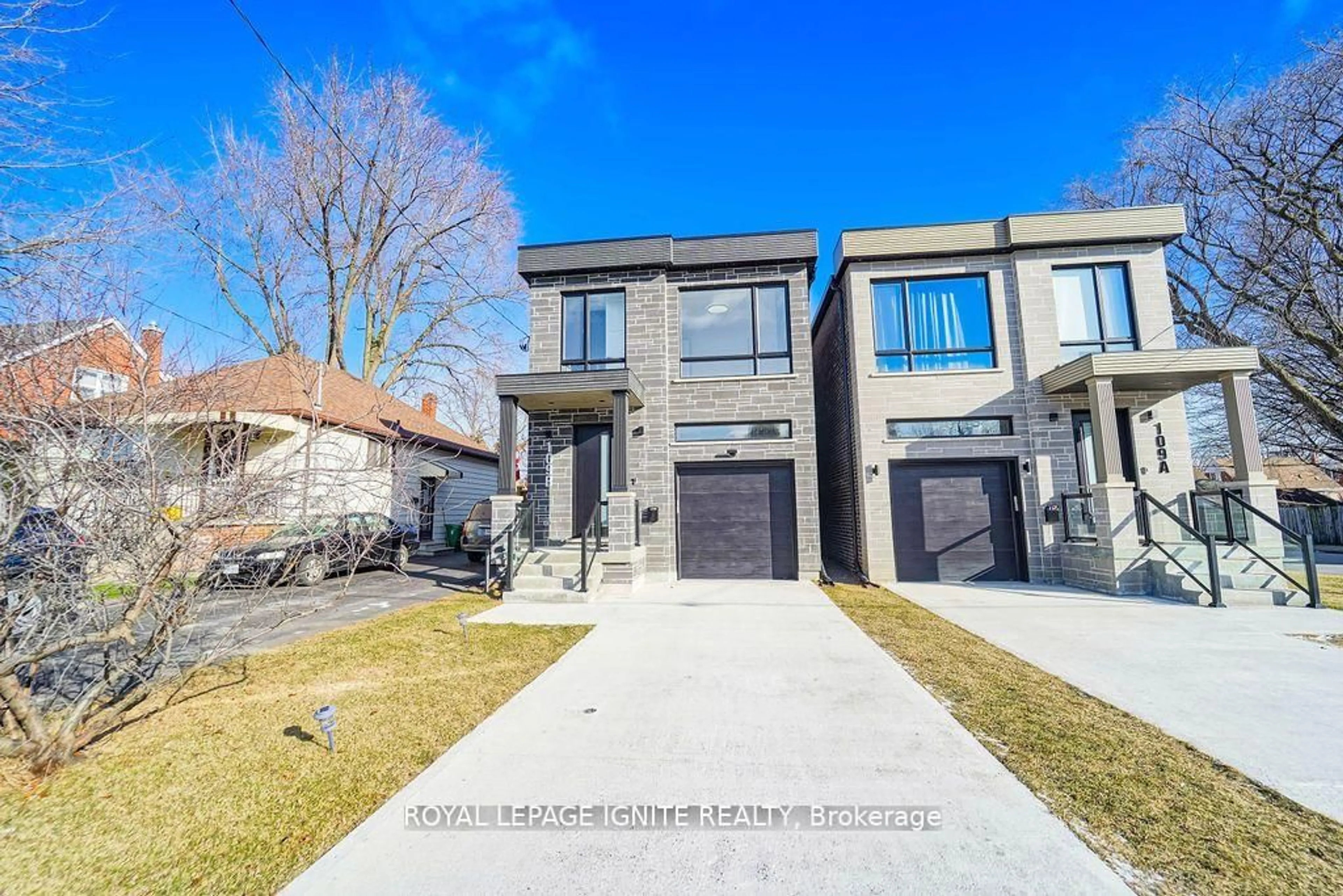 Home with brick exterior material, street for 109B Heale Ave, Toronto Ontario M1N 3Y2