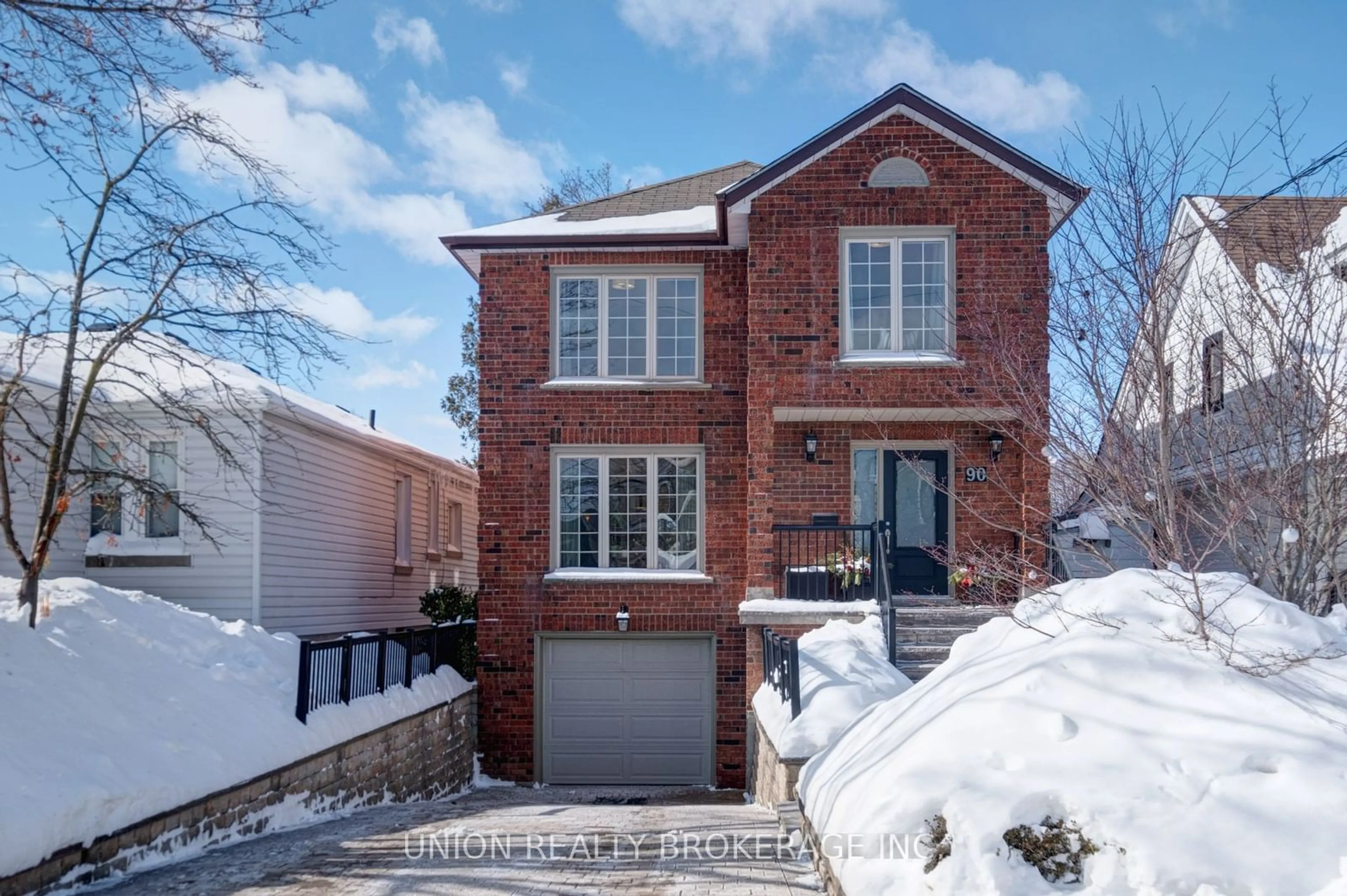 Home with brick exterior material, street for 90 Kalmar Ave, Toronto Ontario M1N 3G4