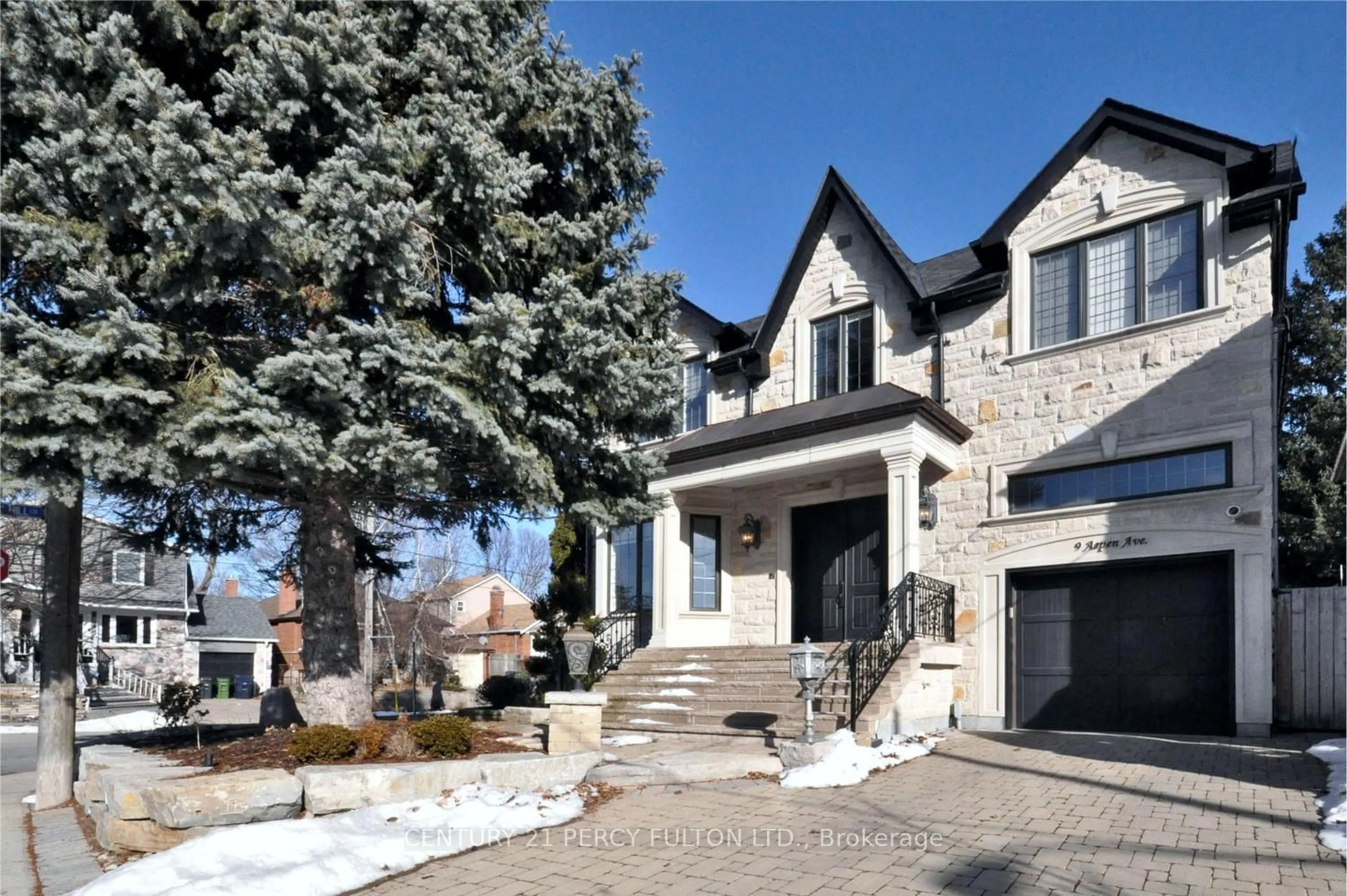 Home with brick exterior material, street for 9 Aspen Ave, Toronto Ontario M4B 2Z1