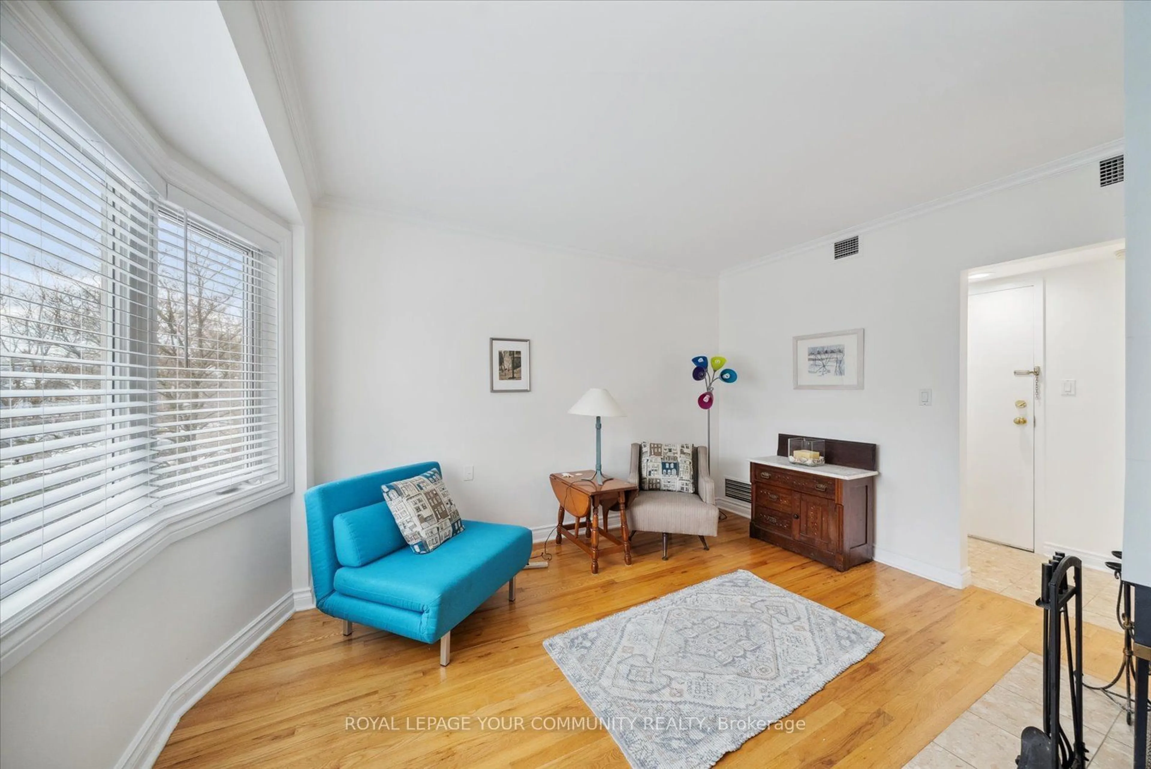 Living room with furniture, unknown for 60 Kippendavie Ave #201, Toronto Ontario M4L 3R5