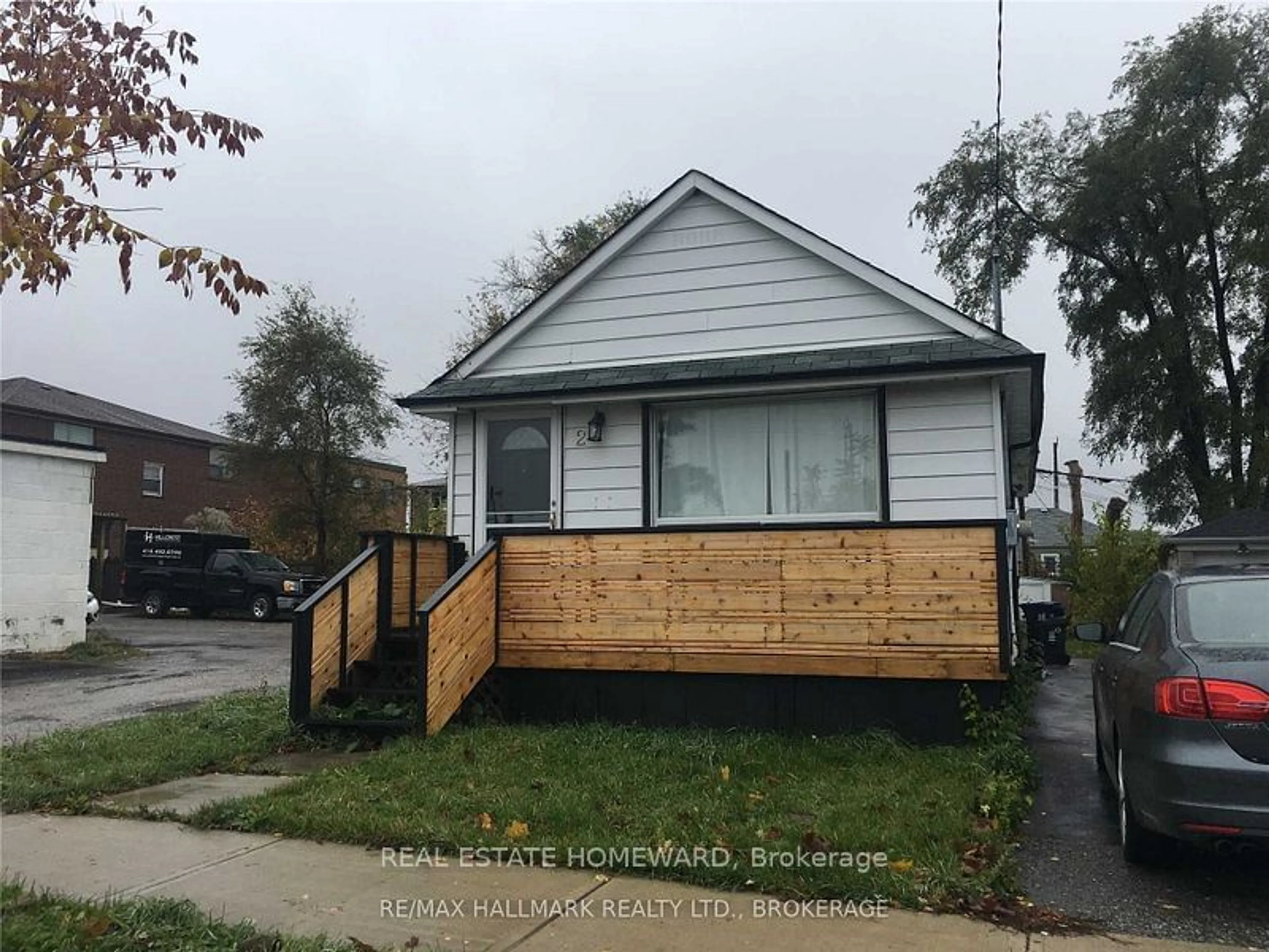 Home with vinyl exterior material, street for 2 Marsh Rd, Toronto Ontario M1K 1Y7