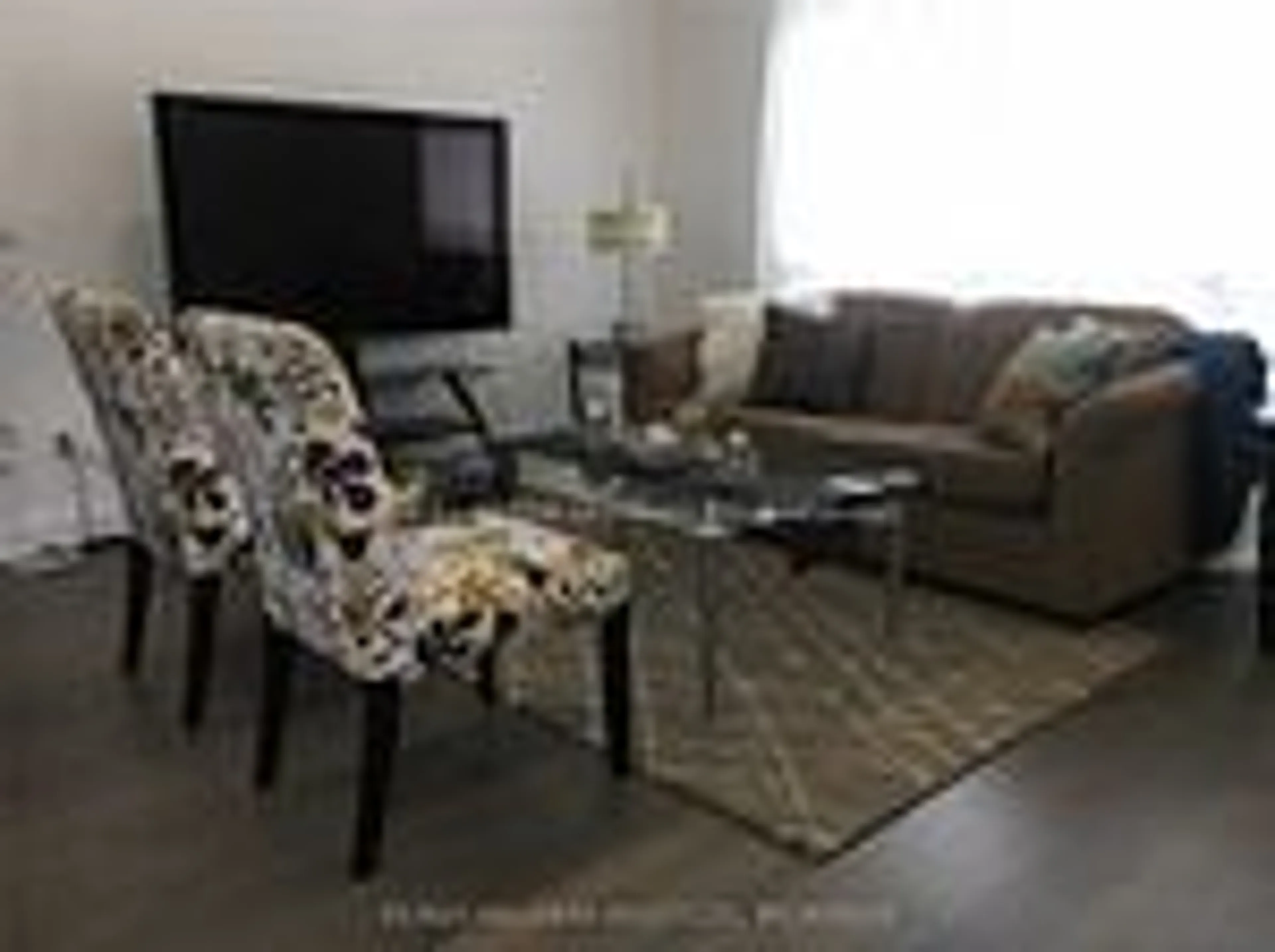 Living room with furniture, wood/laminate floor for 2 Marsh Rd, Toronto Ontario M1K 1Y7