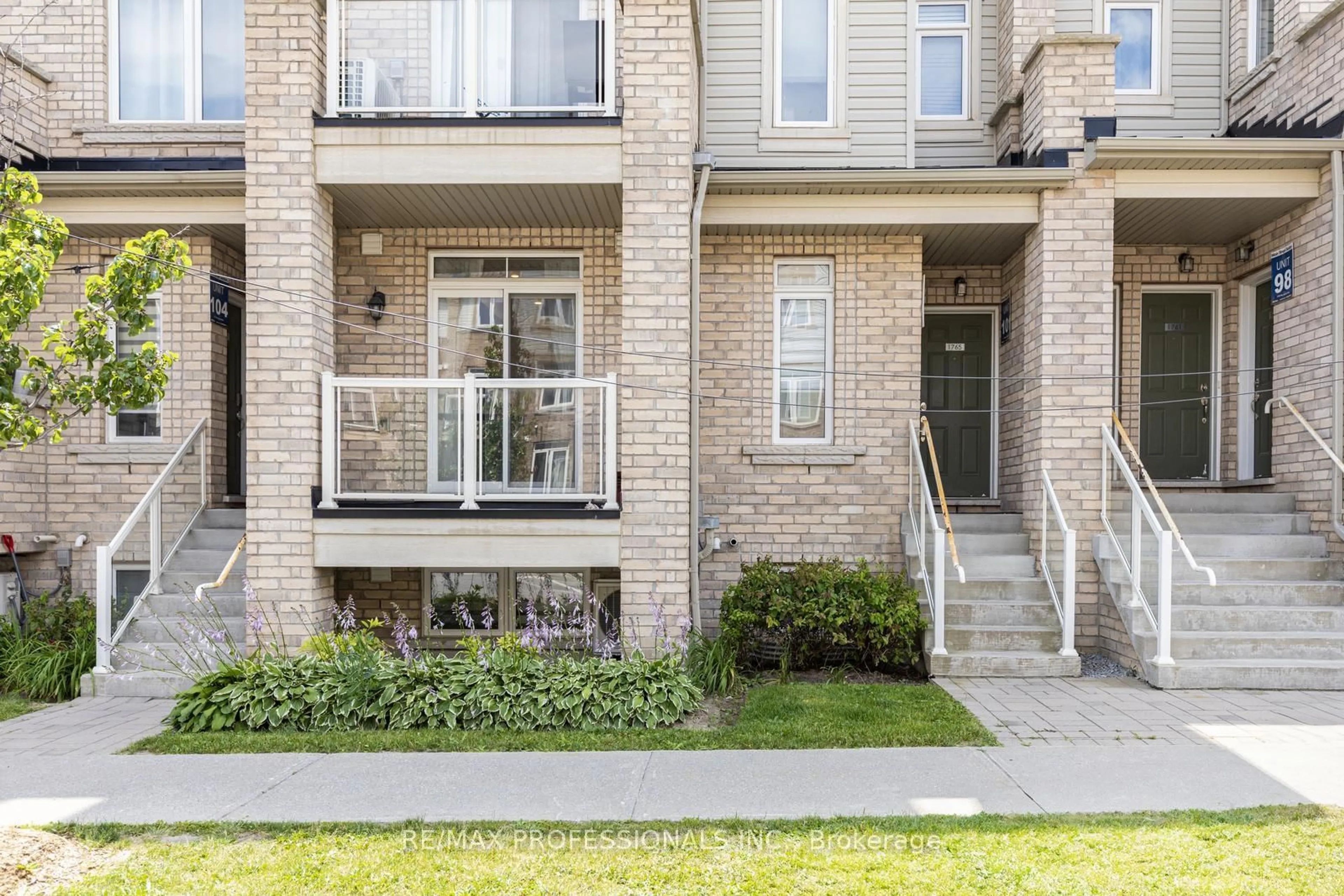 Home with brick exterior material, street for 1767 Rex Heath Dr #57, Pickering Ontario L1X 0E4