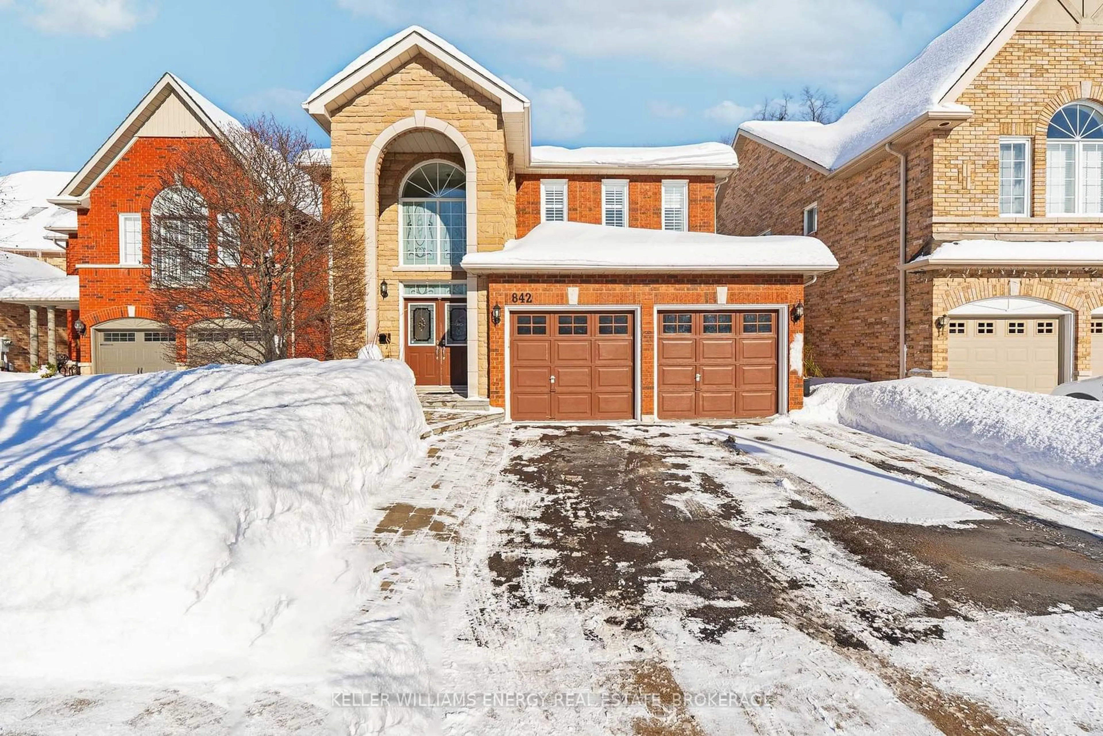 Home with brick exterior material, street for 842 Darwin Dr, Pickering Ontario L1X 2V6