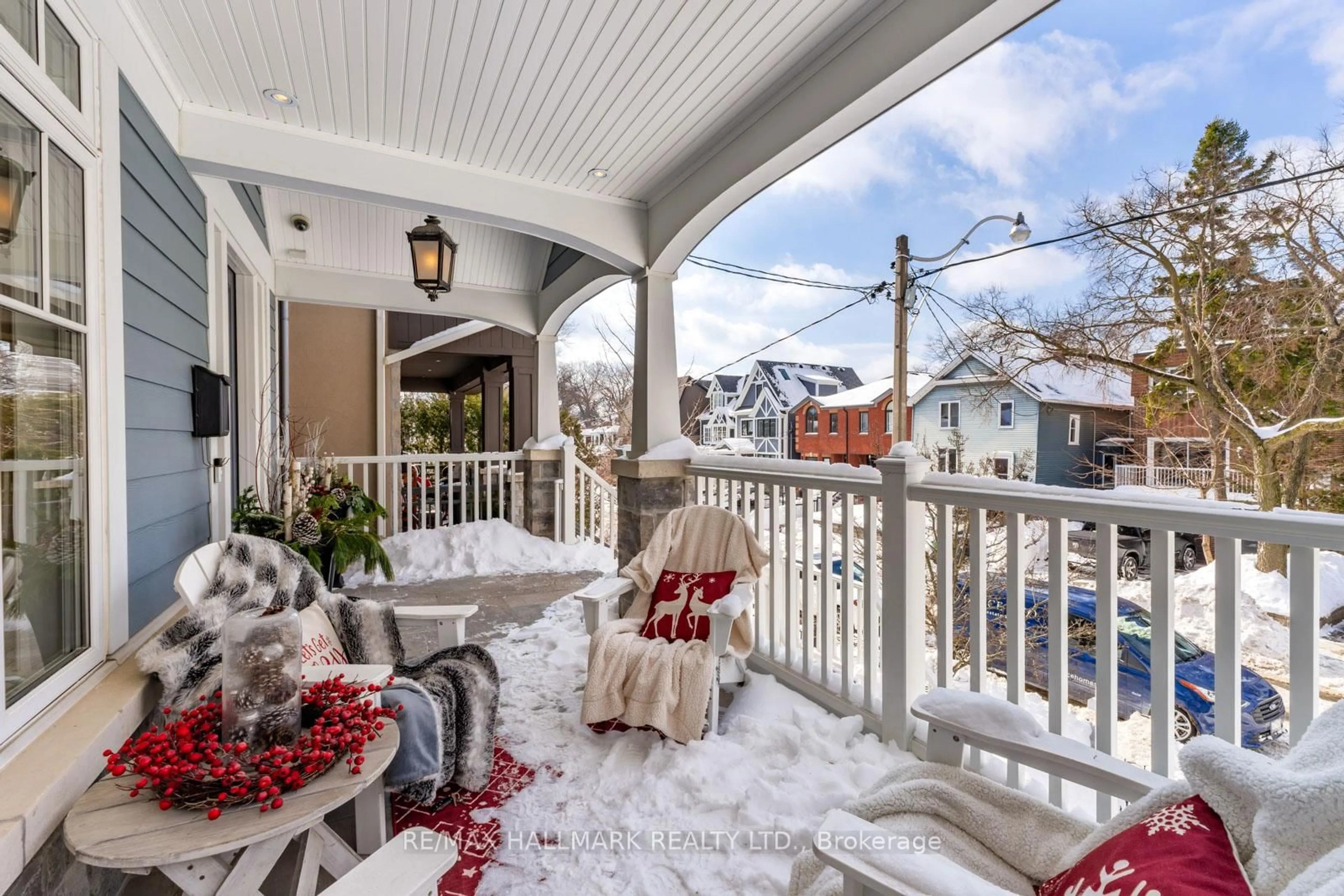 Patio, street for 163 Wheeler Ave, Toronto Ontario M4L 3V5