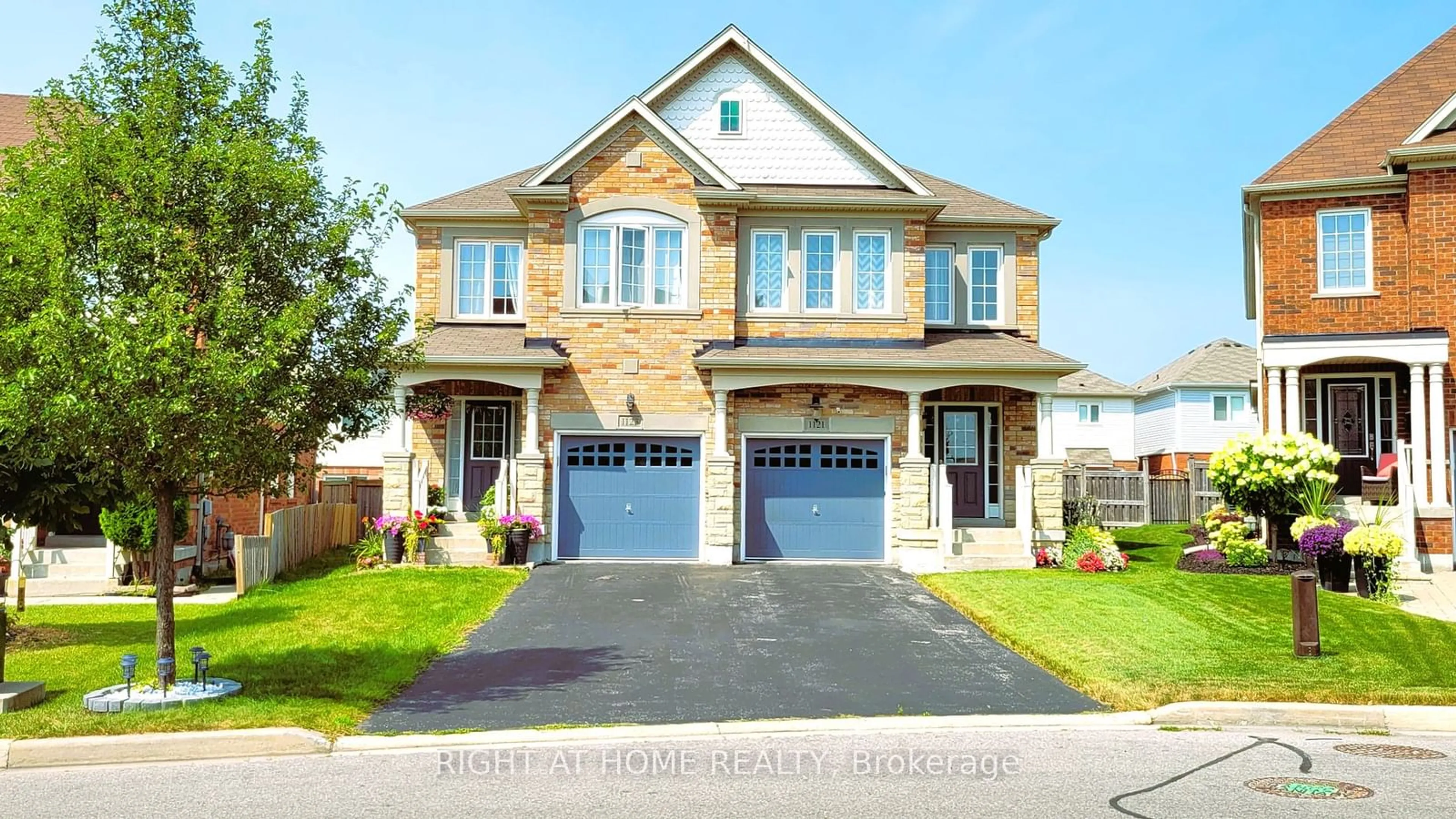 Home with brick exterior material, street for 1123 Schooling Dr, Oshawa Ontario L1K 0S3