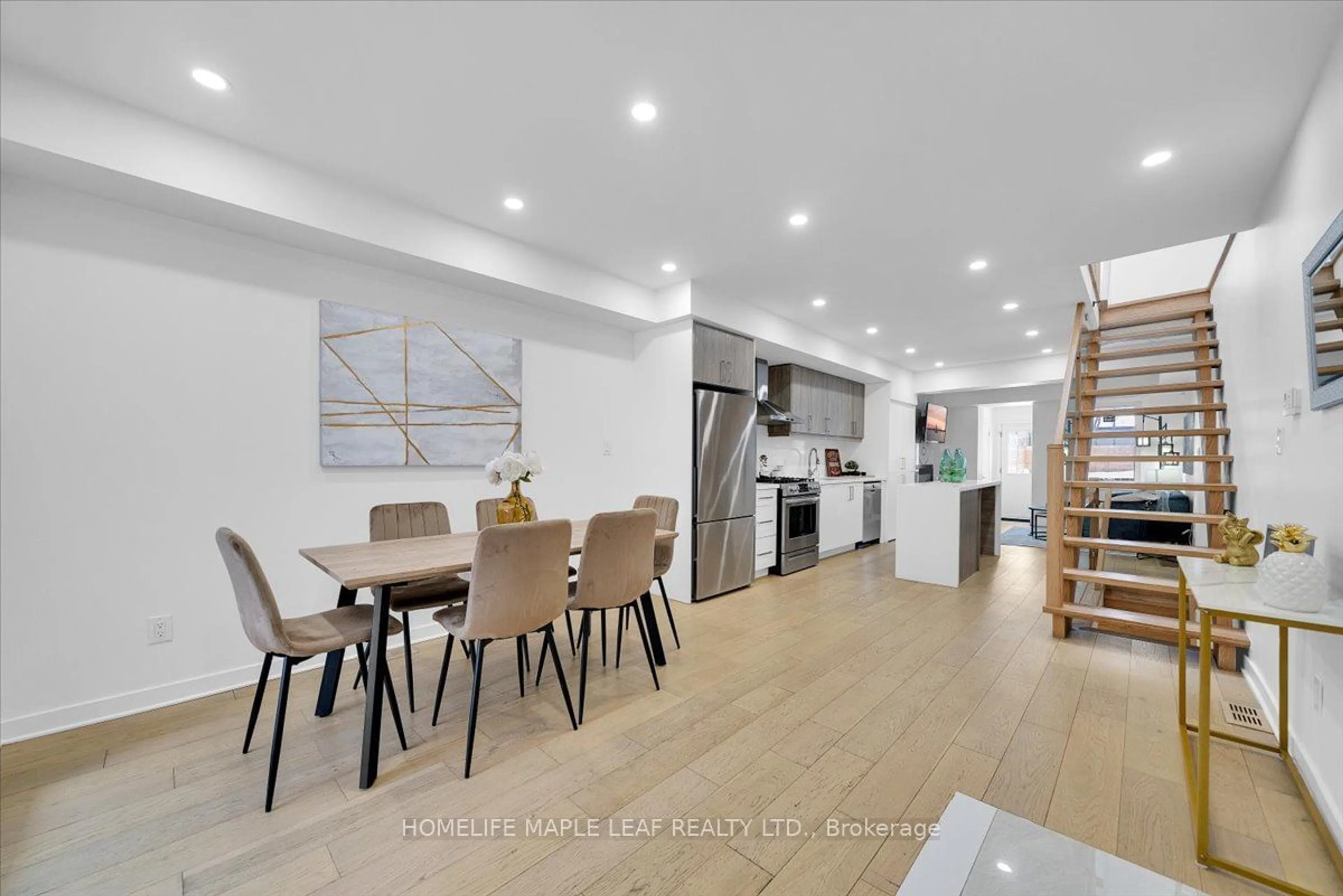 Open concept kitchen, unknown for 386 Coxwell Ave, Toronto Ontario M4L 3B7