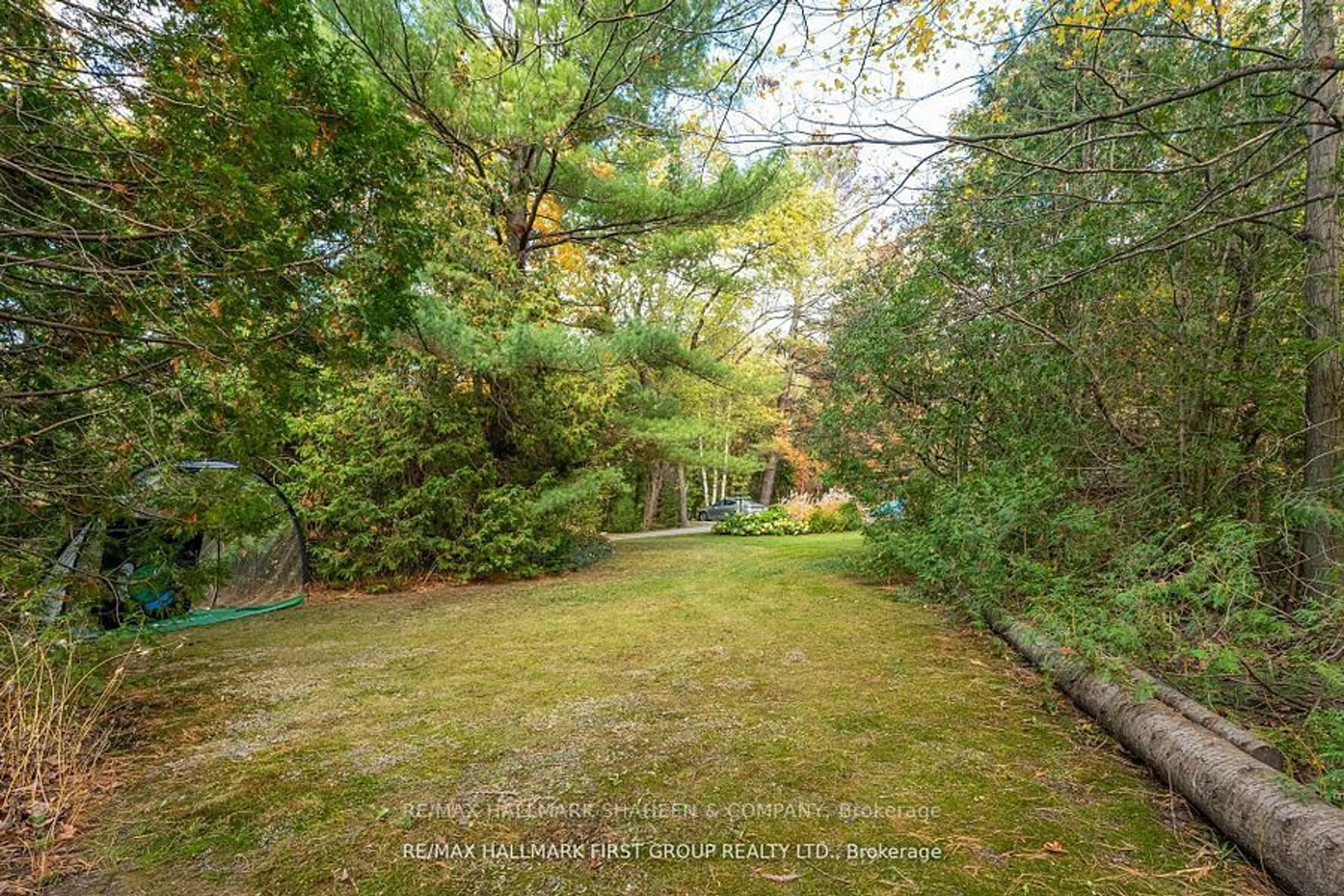 A pic from outside/outdoor area/front of a property/back of a property/a pic from drone, forest/trees view for 3335 Greenwood Rd, Pickering Ontario L1X 0J3