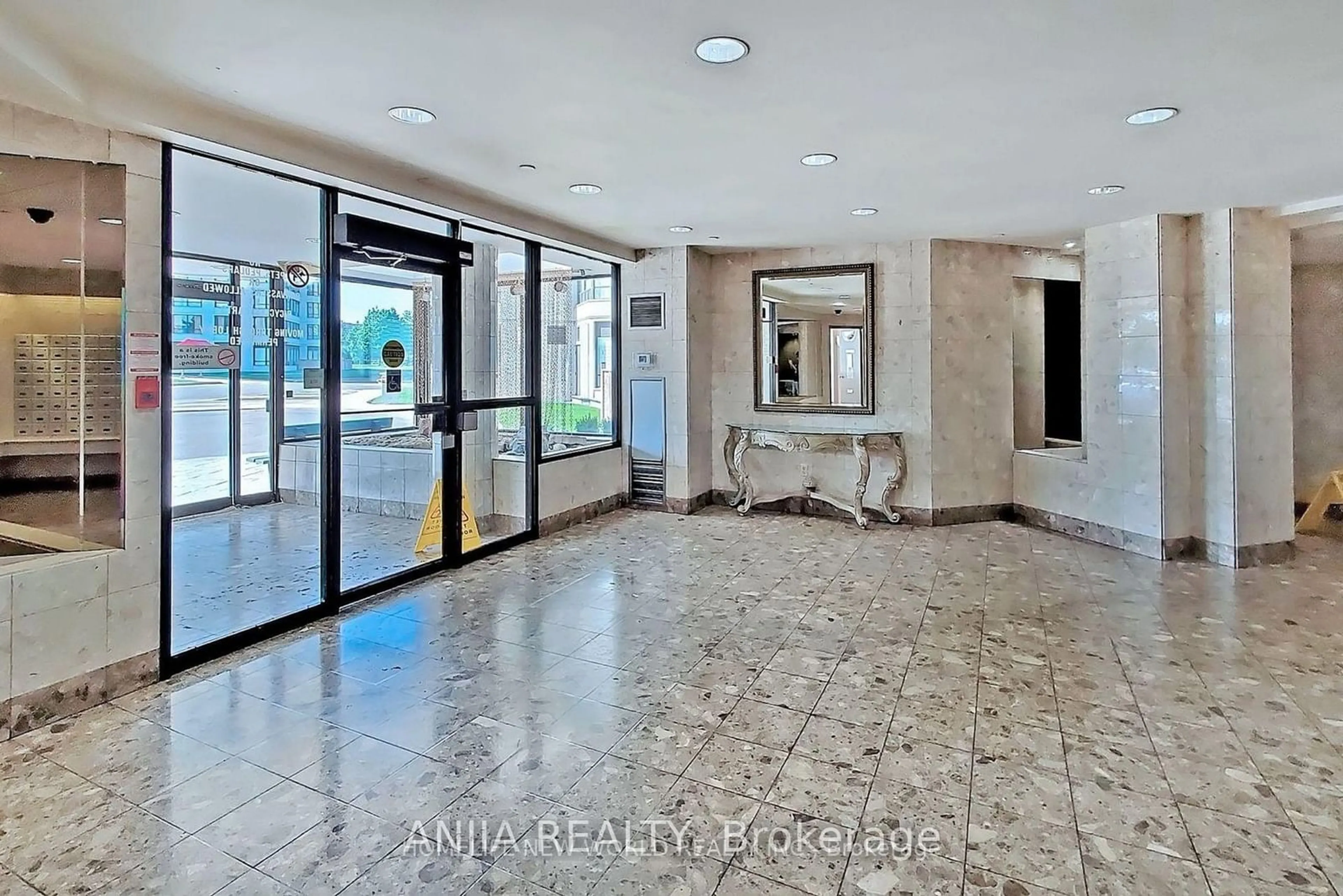 Indoor foyer for 350 Alton Towers Circ #706, Toronto Ontario M1V 5E3