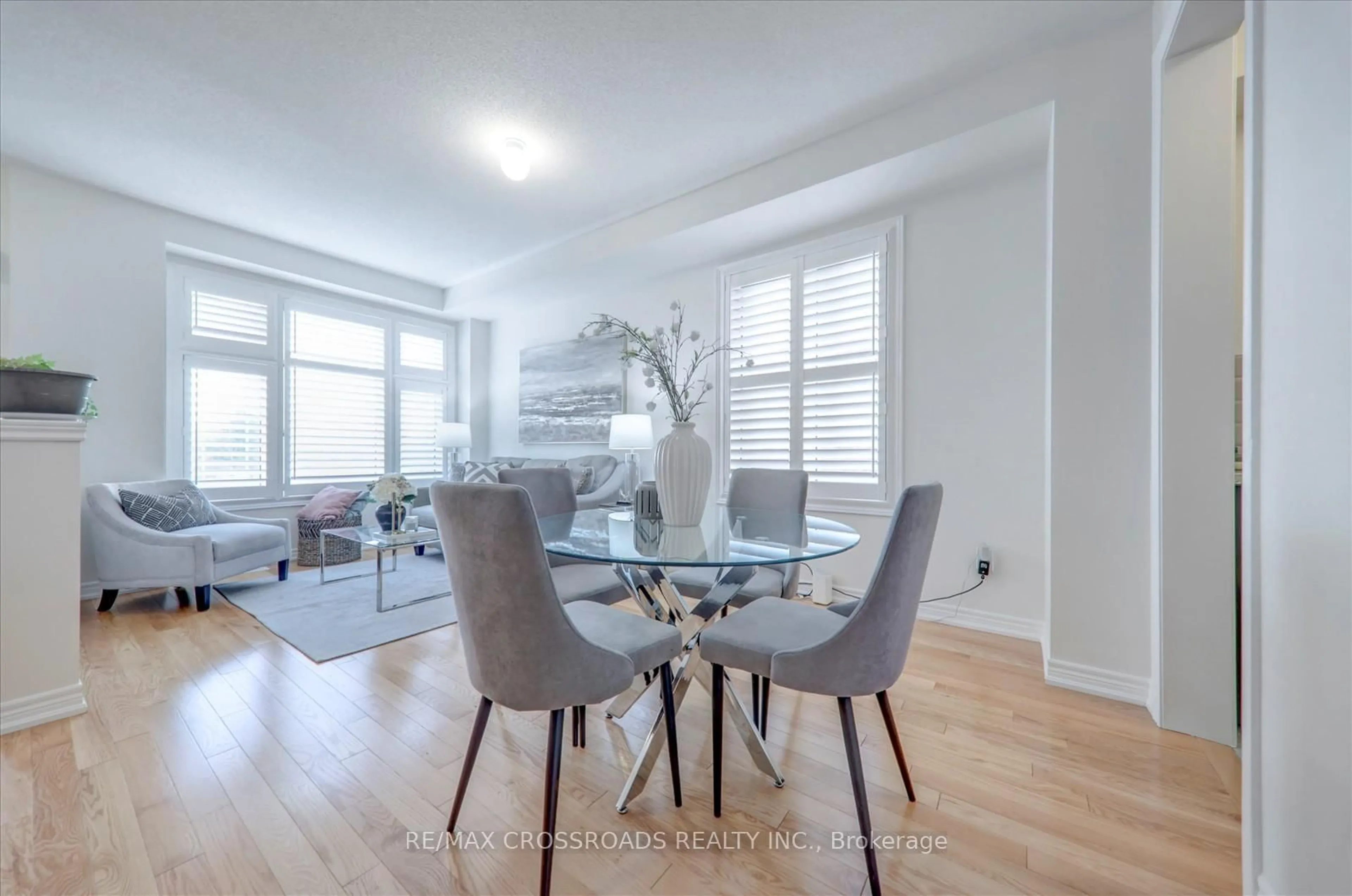 Dining room, wood/laminate floor for 1183 Caliper Lane, Pickering Ontario L1X 0G9