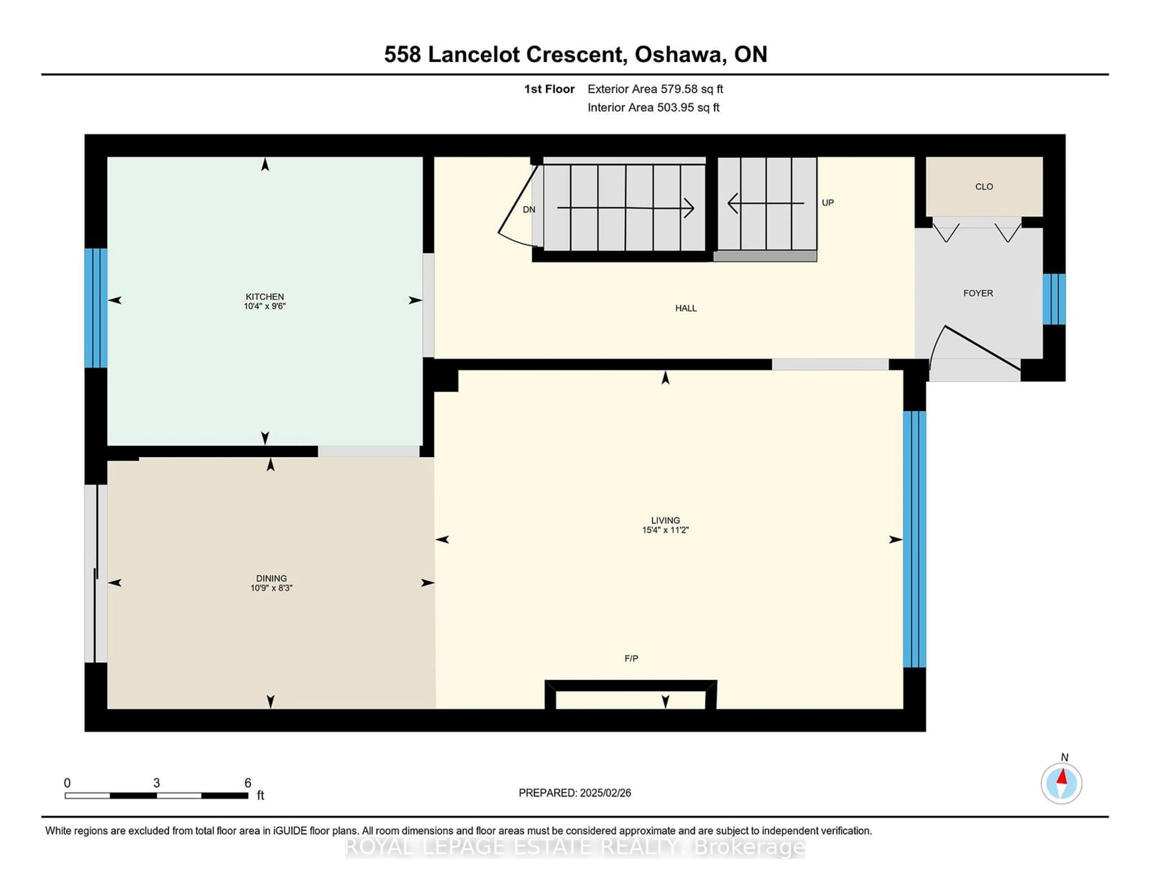 Floor plan for 558 Lancelot Cres, Oshawa Ontario L1K 1K1